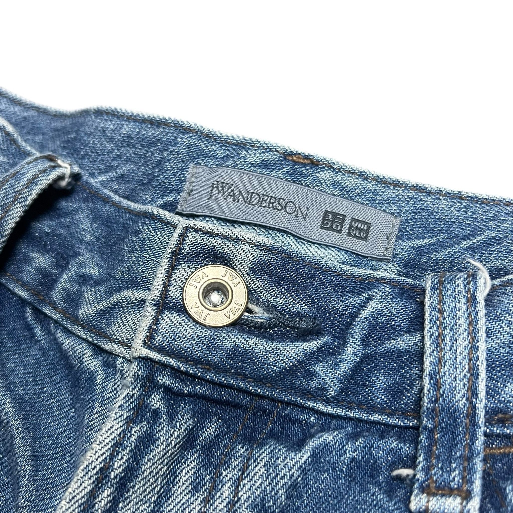 JW Anderson JW Anderson x Uniqlo Straight-Leg Blue Denim Jeans - 30” Size US 30 / EU 46 - 4 Thumbnail