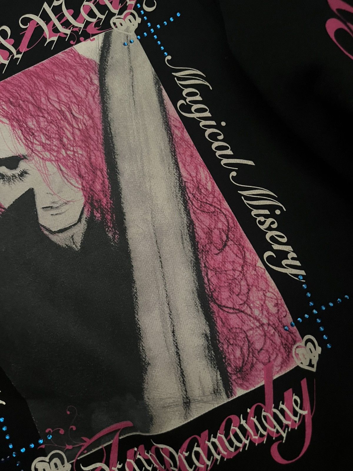 Drain Gang × Sad Boys 1of1Bladee Martyr Tour Rhinestone Crewneck (UPSIDE DOWN TAG) Size US M / EU 48-50 / 2 - 10 Thumbnail