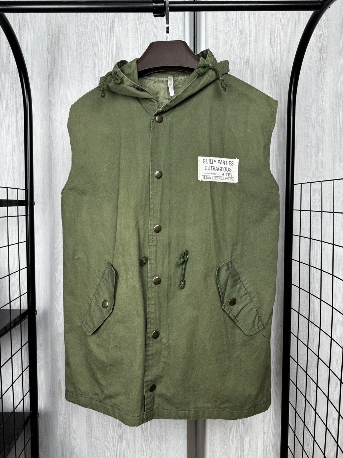 Japanese Brand Guilty Parties Outrageous El Rockers Caravana military vest Size US M / EU 48-50 / 2 - 2 Thumbnail
