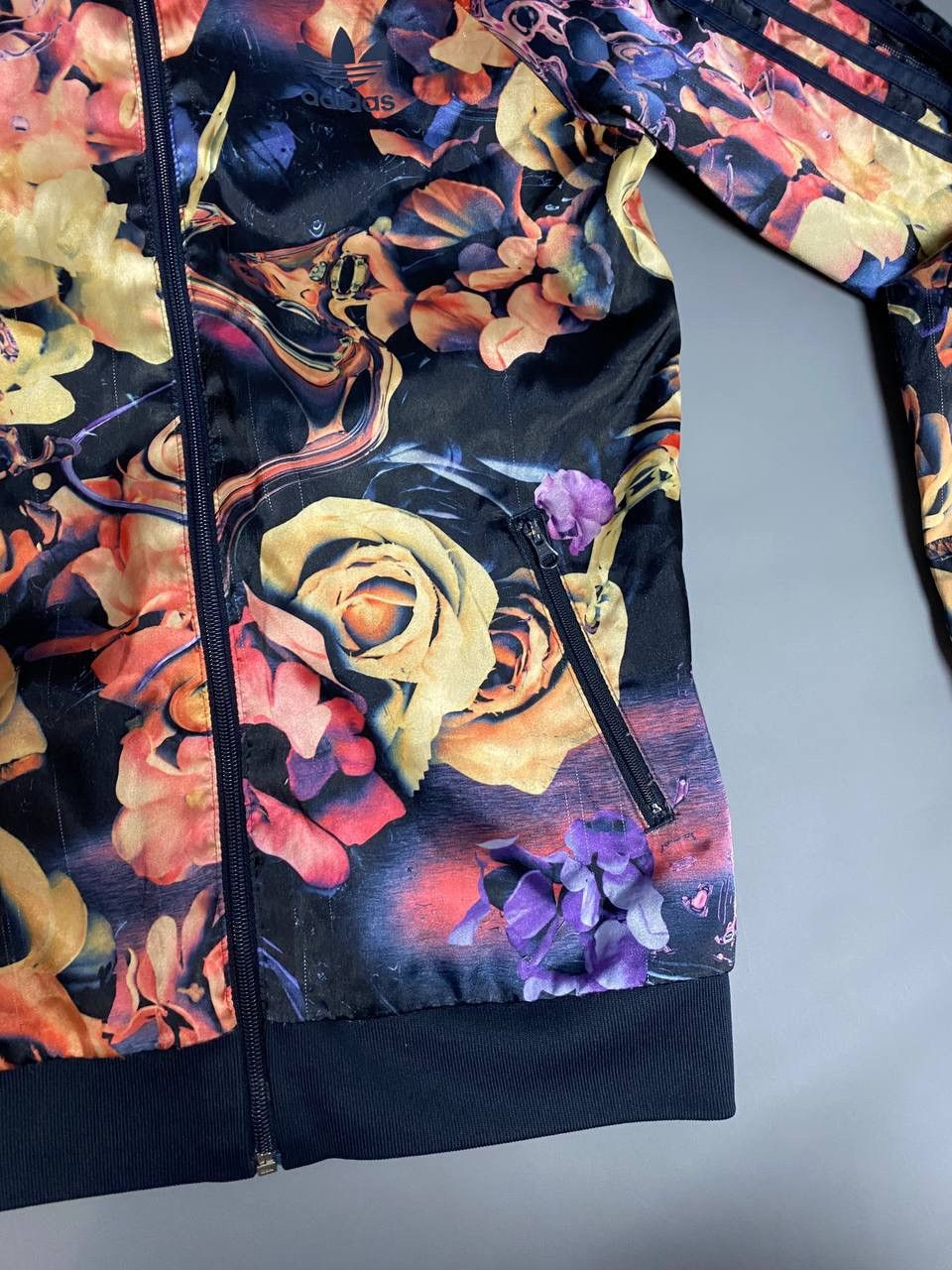 Adidas Adidas Floral Track Jacket Women’s XS Multicolor Trefoil Zip Size US XS / EU 42 / 0 - 6 Thumbnail