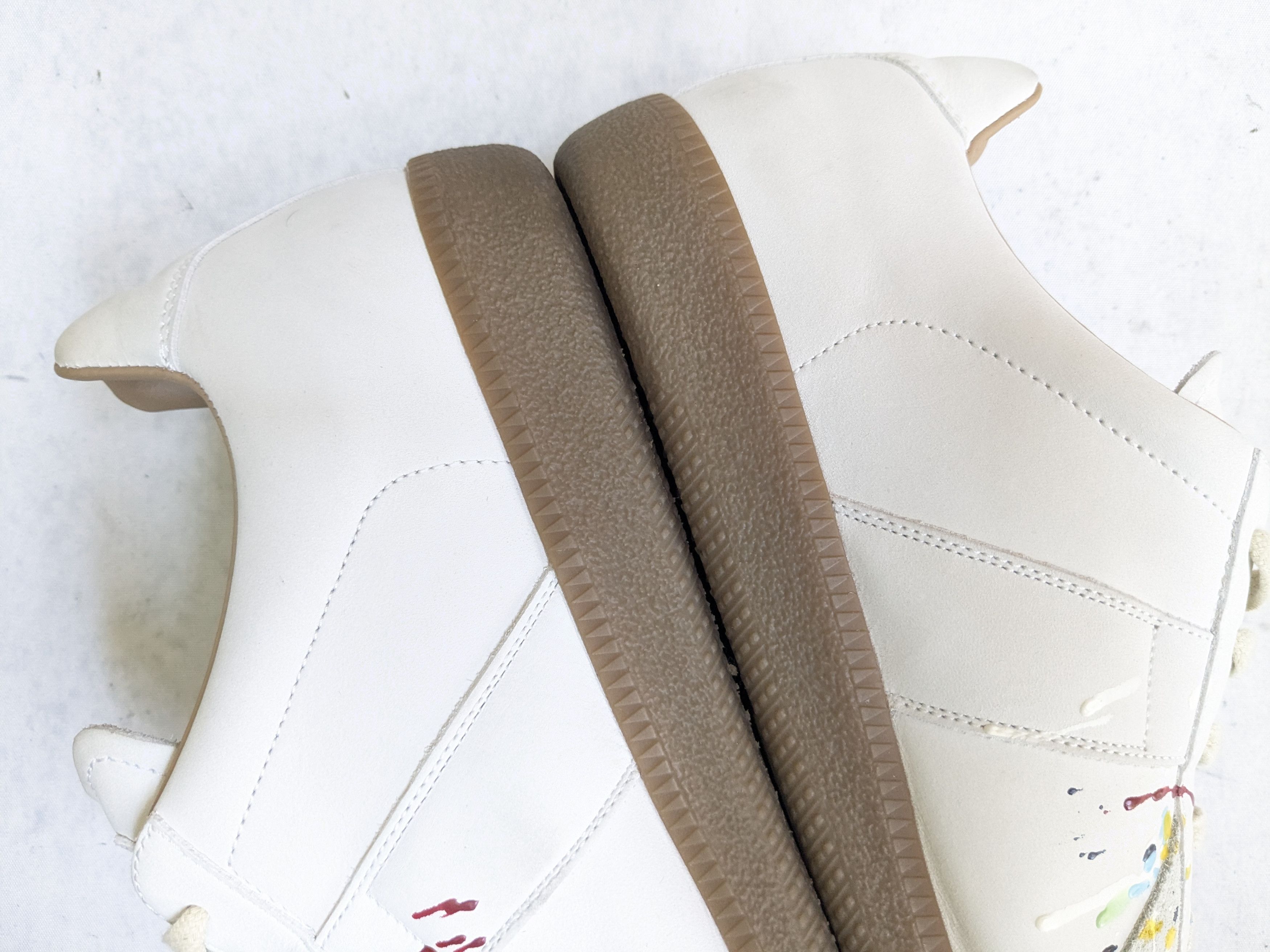 Maison Margiela MARGIELA GAT REPLICAS PAINT SPLATTER gat 10.5 43.5 Size US 10.5 / EU 43-44 - 12 Thumbnail