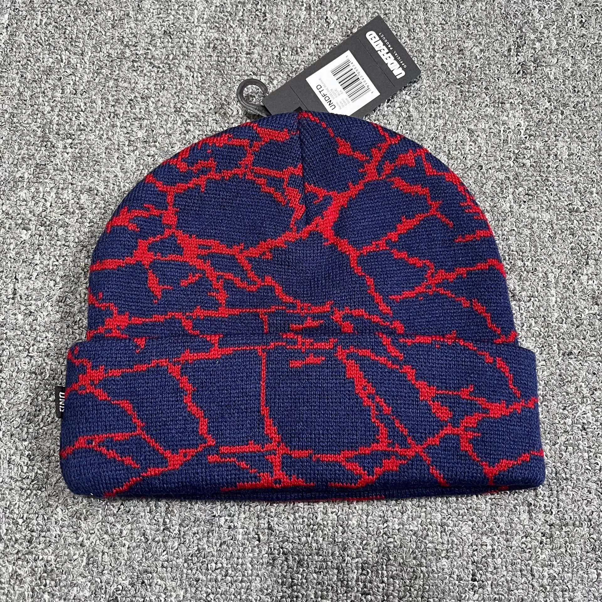 Undefeated Undefeated All-Over Art Print Knit Beanie Q7 Size ONE SIZE - 8 Thumbnail