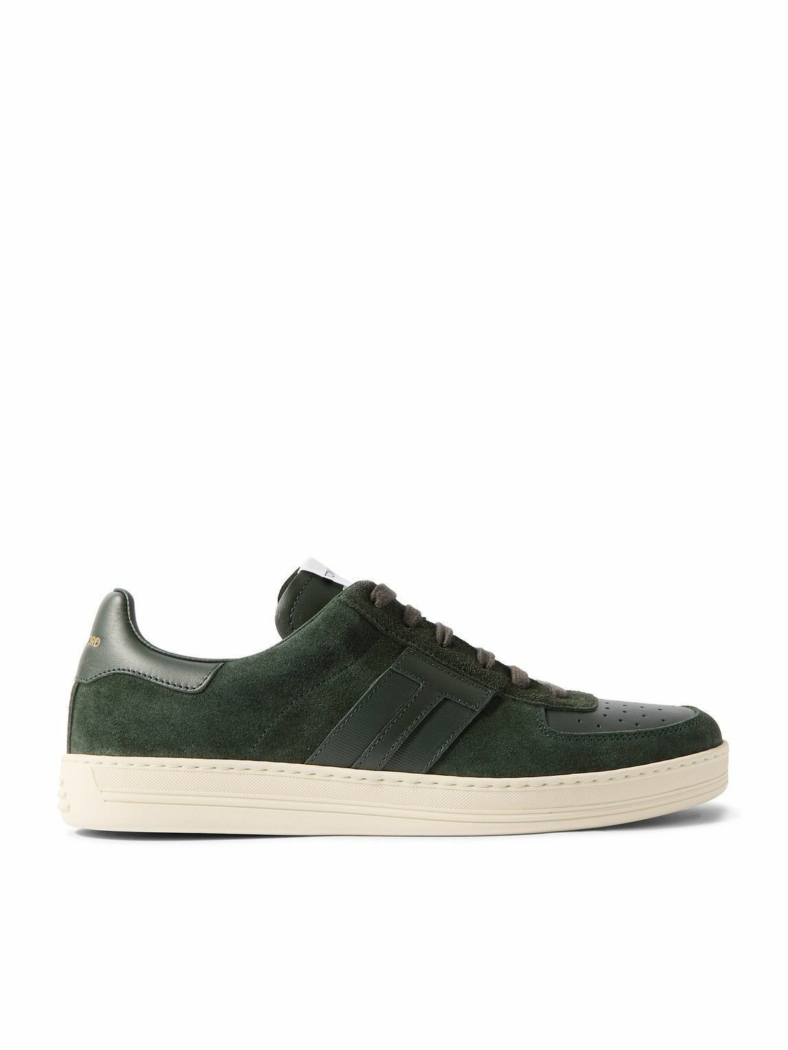 Tom Ford o1loc1c0126 J1232 Size: 7 TF / Low-Top Sneakers in Green Size US 7 / EU 40 - 1 Thumbnail