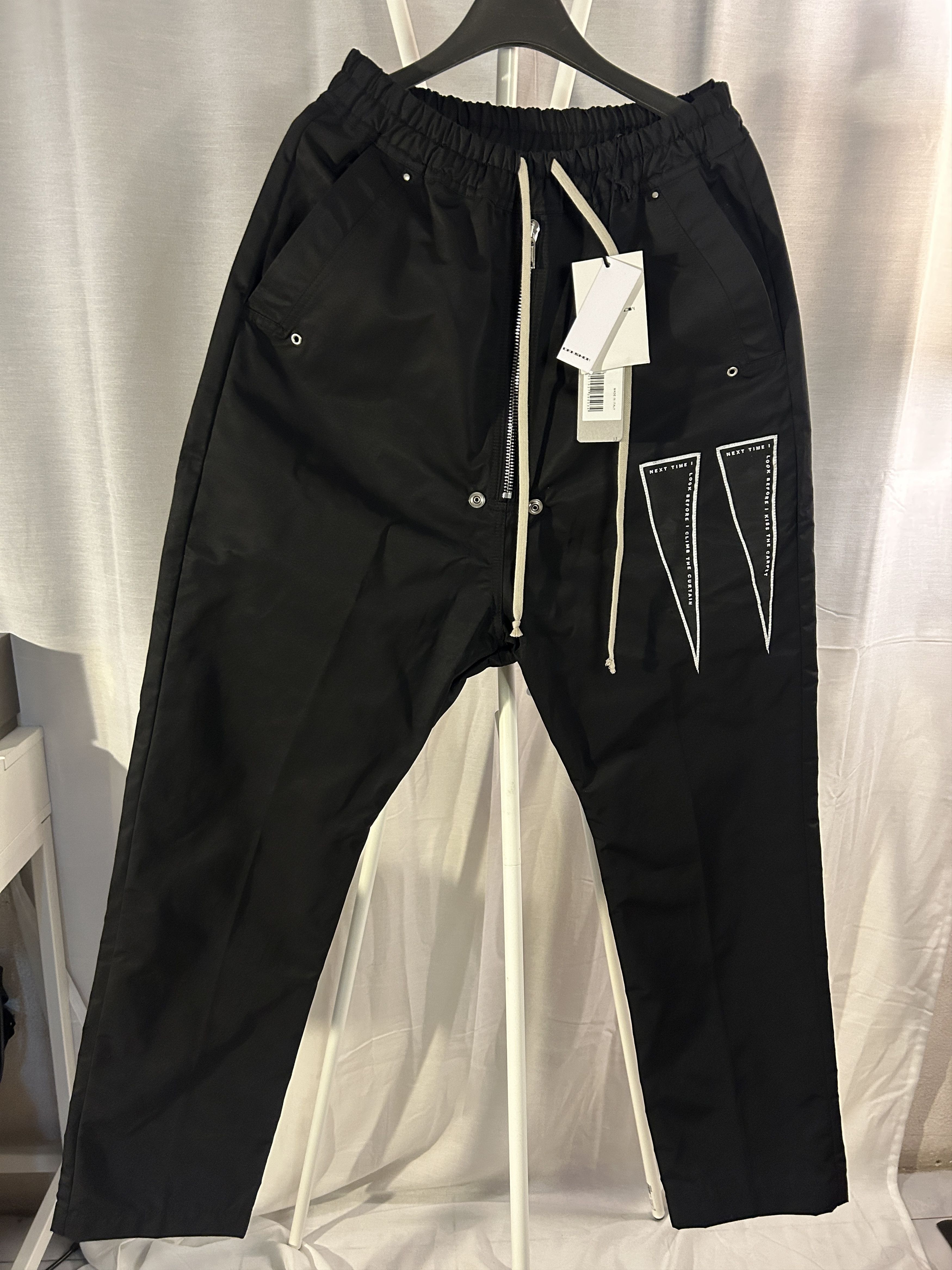 Rick Owens Rick Owens Drkshdw Geth Bela Pants Black 09 DU02B4377-MUEH1 |  Grailed