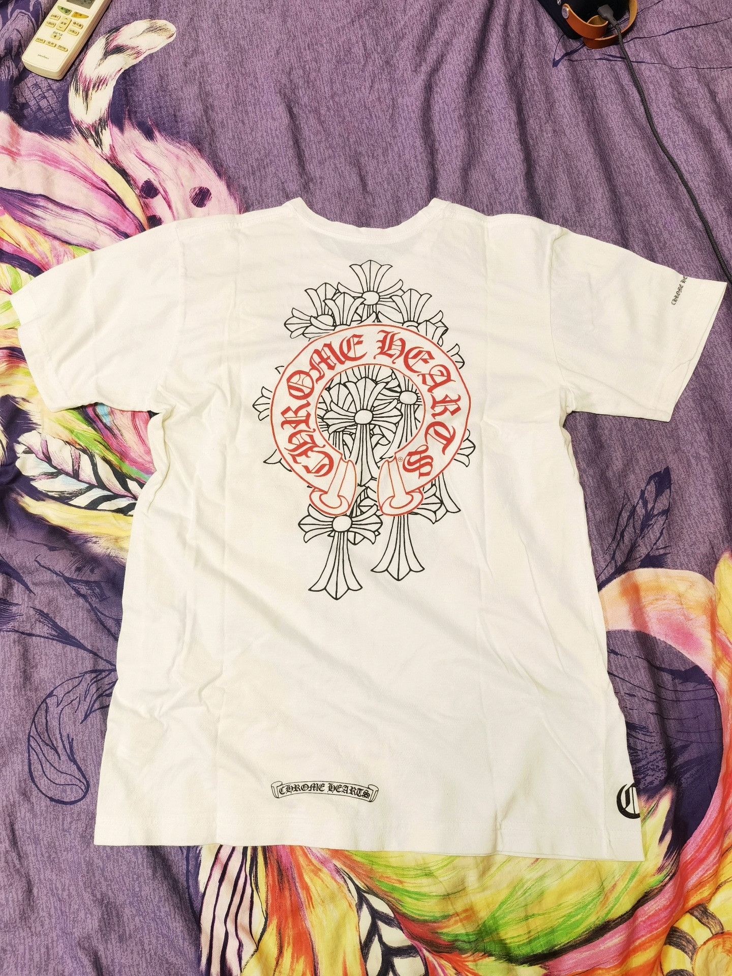 Chrome Hearts Chrome Hearts White Pocket Red Horseshoe T-shirt Size US M / EU 48-50 / 2 - 1 Thumbnail