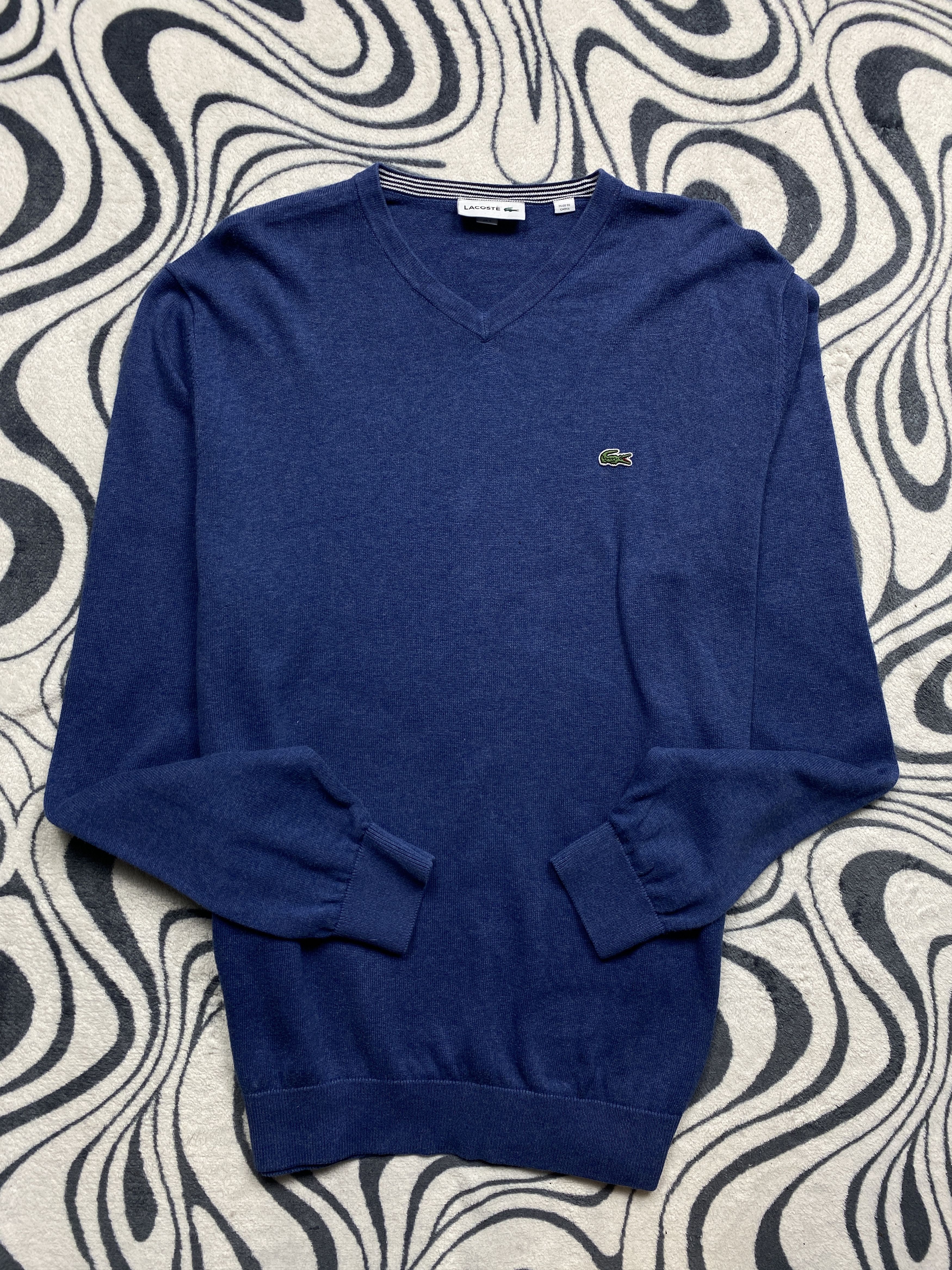 Lacoste × Vintage Lacoste Vintage Mens Sweater Size US L / EU 52-54 / 3 - 1 Thumbnail