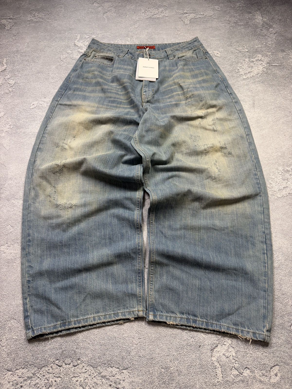 Jaded London NEW Vintage Jaded London Baggy Faded Jeans Size US 34 / EU 50 - 1 Thumbnail