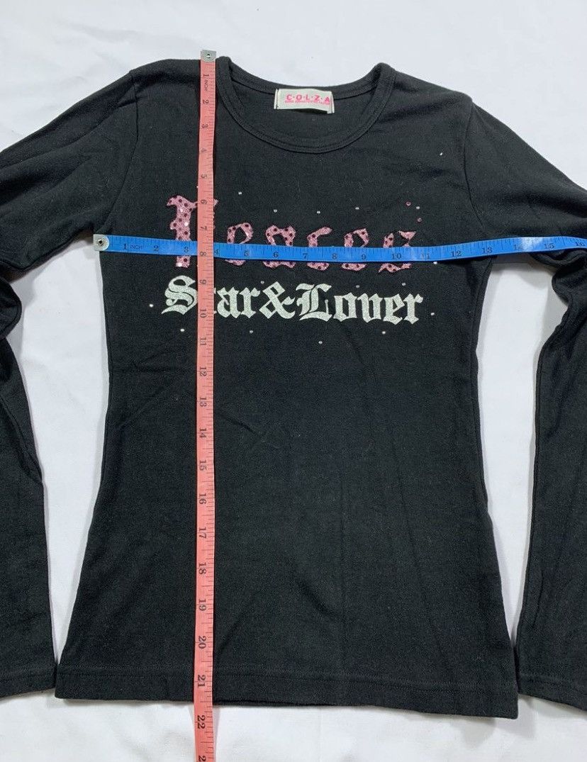 Japanese Brand Japanese Peaces Star And Lover Punk Ifsix Style longsleeve Size US S / EU 44-46 / 1 - 6 Thumbnail
