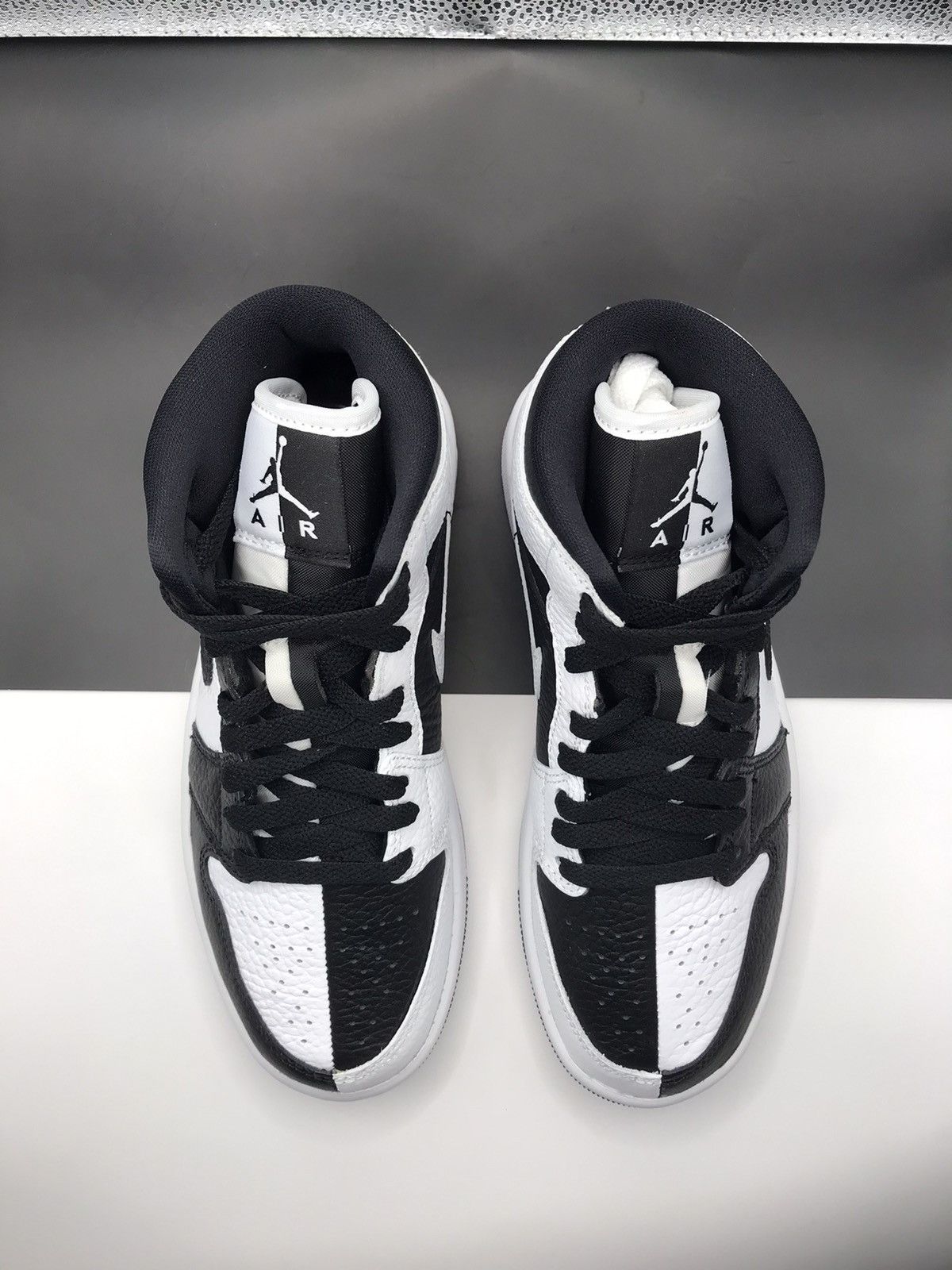 Jordan Brand Jordan 1 Mid “Homage Split White&Black” Size US 6.5 / IT 36.5 - 4 Thumbnail