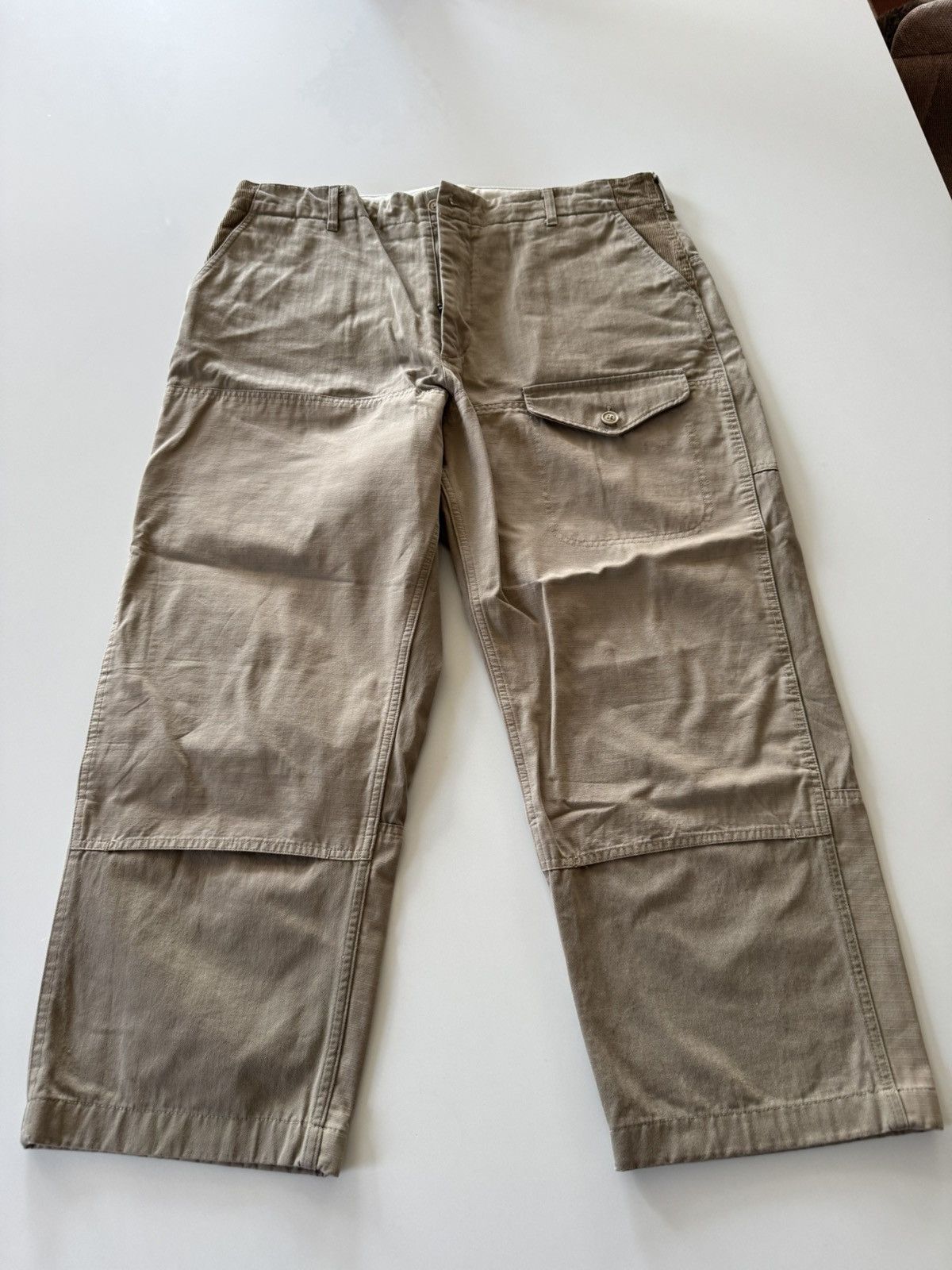 Engineered Garments Patchwork Field Pant in Khaki