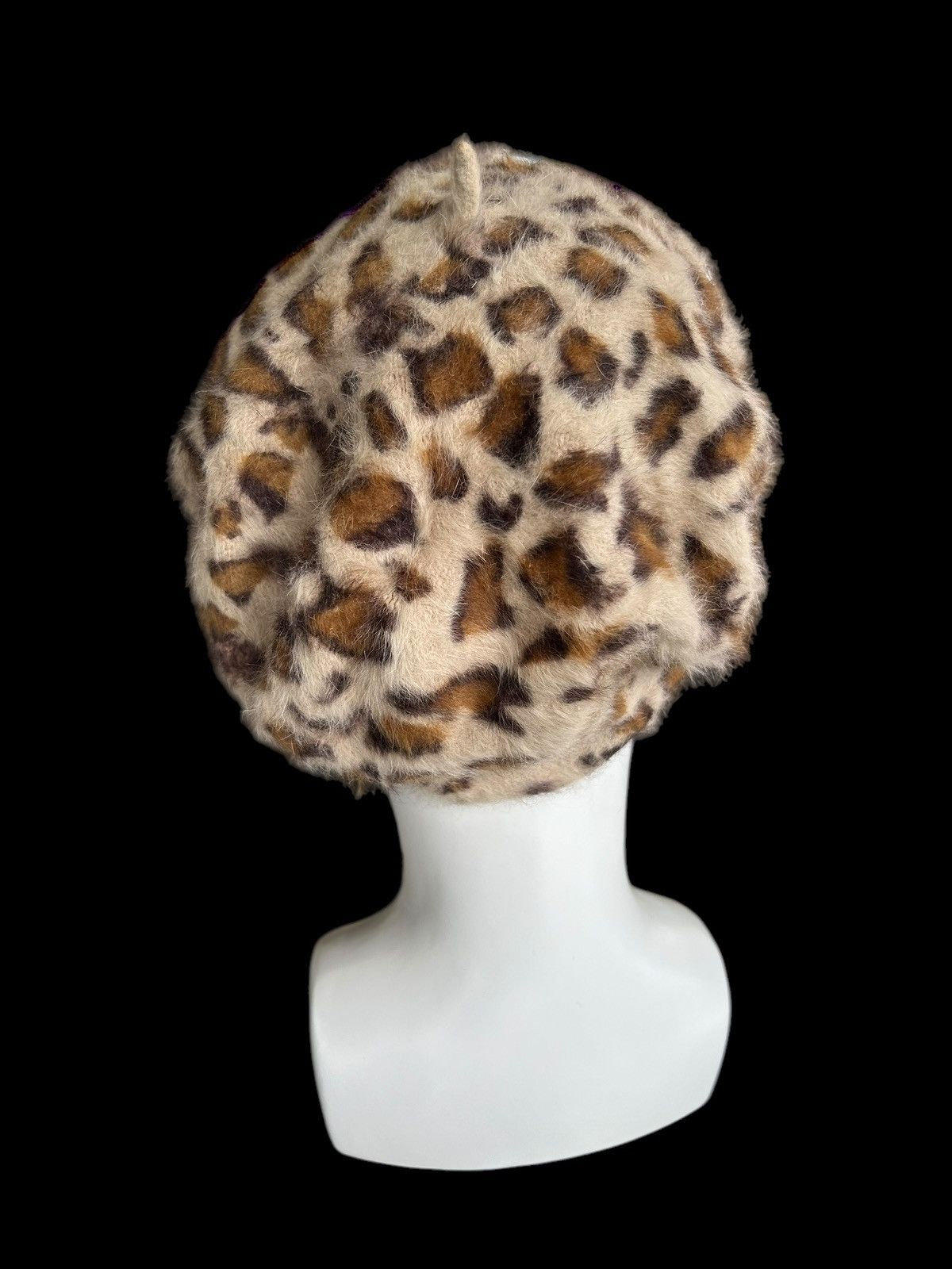 Japanese Brand × Kapital × Vintage Leopard Japanese Brand Fur big Hats Rare🎌☠️☠️ Size ONE SIZE - 4 Thumbnail