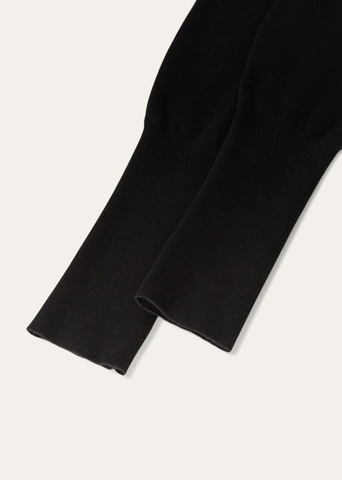 Loro Piana o1srvl11e0125 FAN3819 Dream Wool Leggings in Black Size 27" / US 4 / IT 40 - 6 Thumbnail