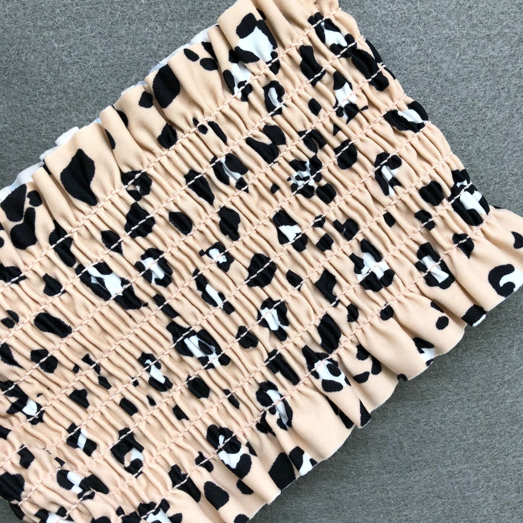 Vintage VINTAGE Xhilaration Leopard Print Bikini Top Womens XL Swimsuit Ruffle Animal Pattern Beach Summer Size XL / US 12-14 / IT 48-50 - 6 Thumbnail