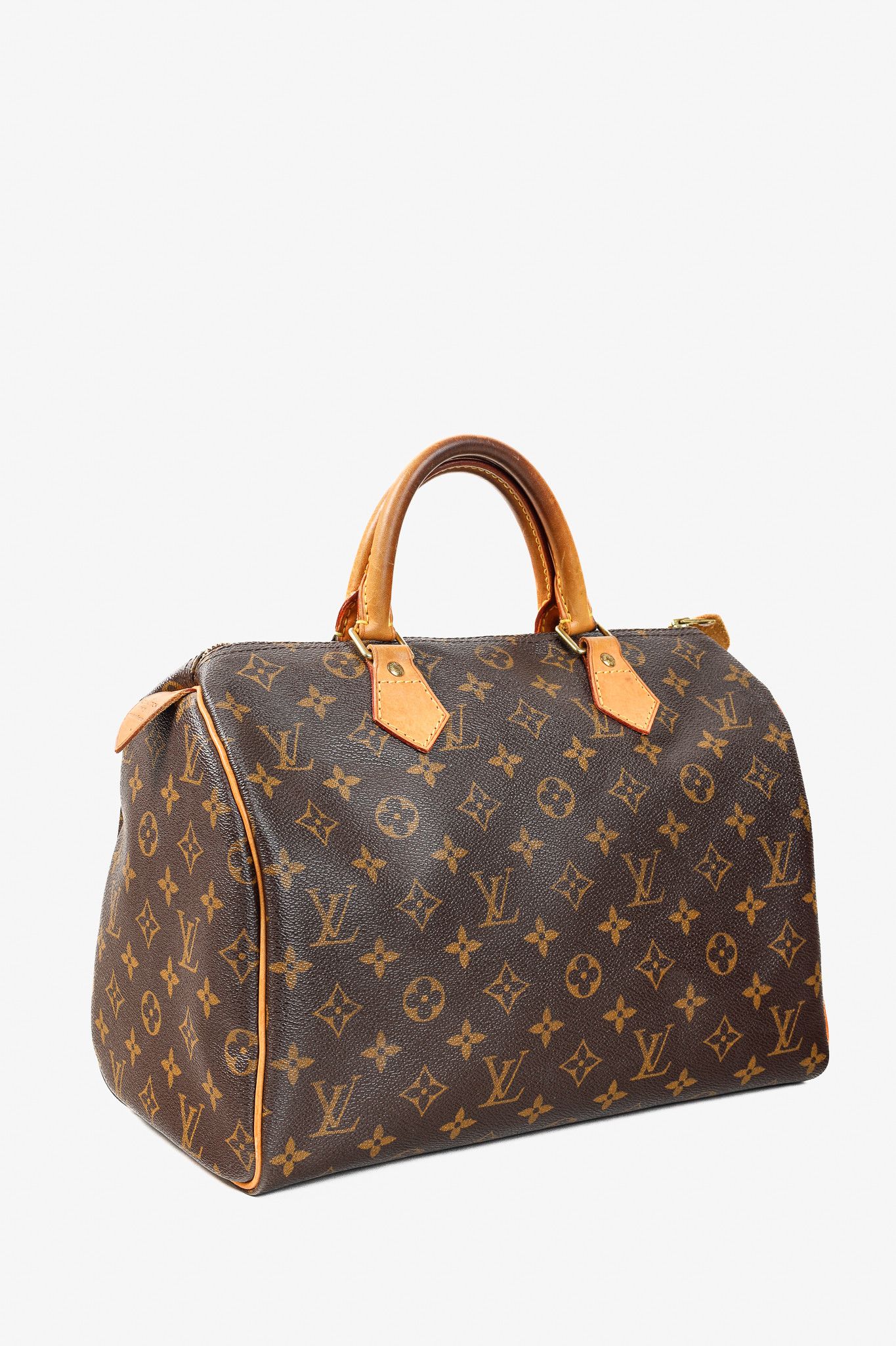 Louis Vuitton Louis Vuitton Speedy 30 Brown Monogram Double Handle Bag Size ONE SIZE - 2 Thumbnail