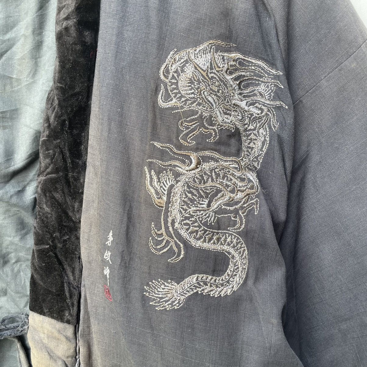 Japanese Brand 💥Vtg Japanese Traditional Kimono Dragon Embroidered Kimono Size US M / EU 48-50 / 2 - 9 Thumbnail