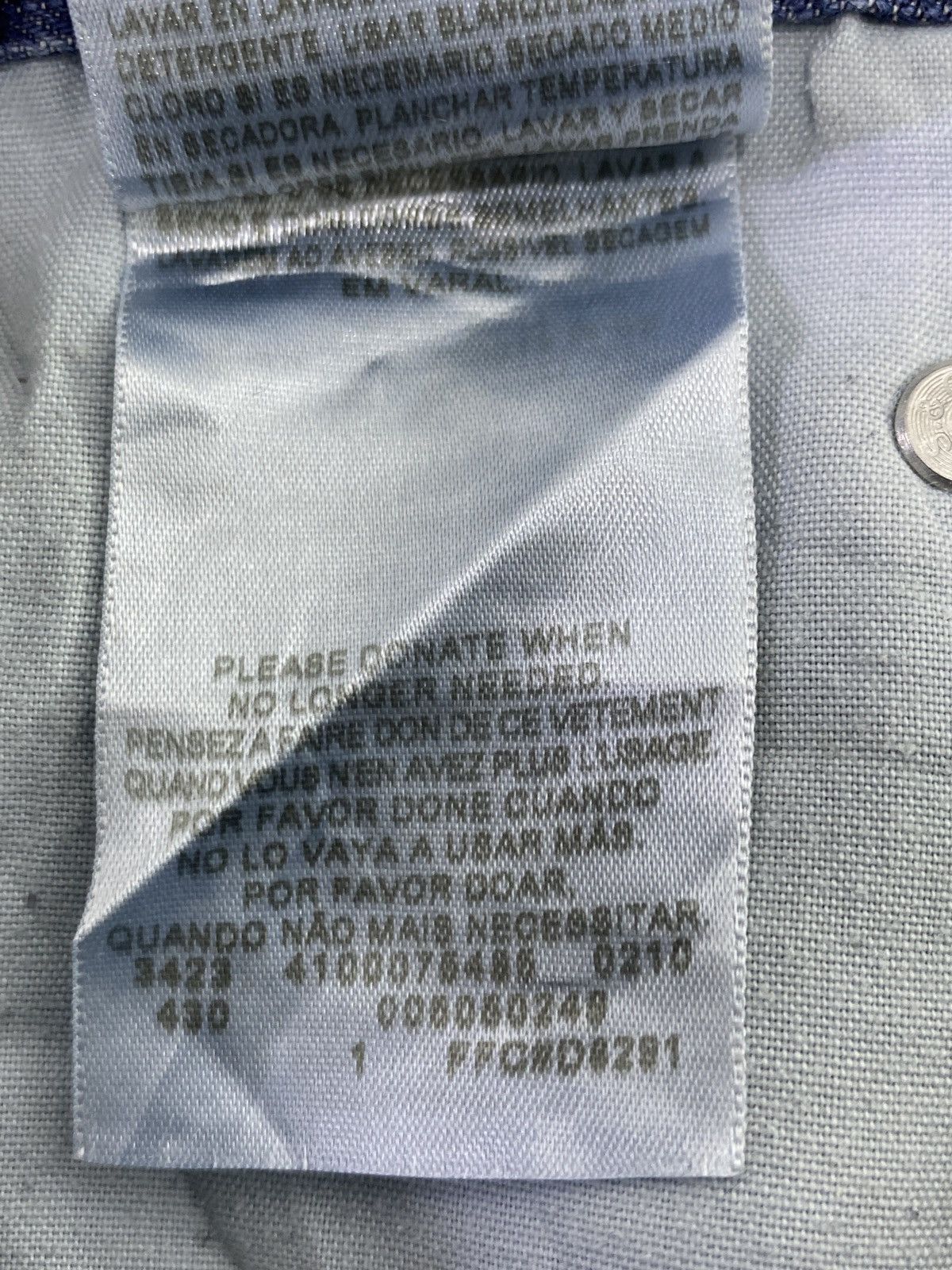 Levi's VINTAGE LEVI'S 505 BLUE WASH JEANS -J843 Size US 30 / EU 46 - 6 Thumbnail