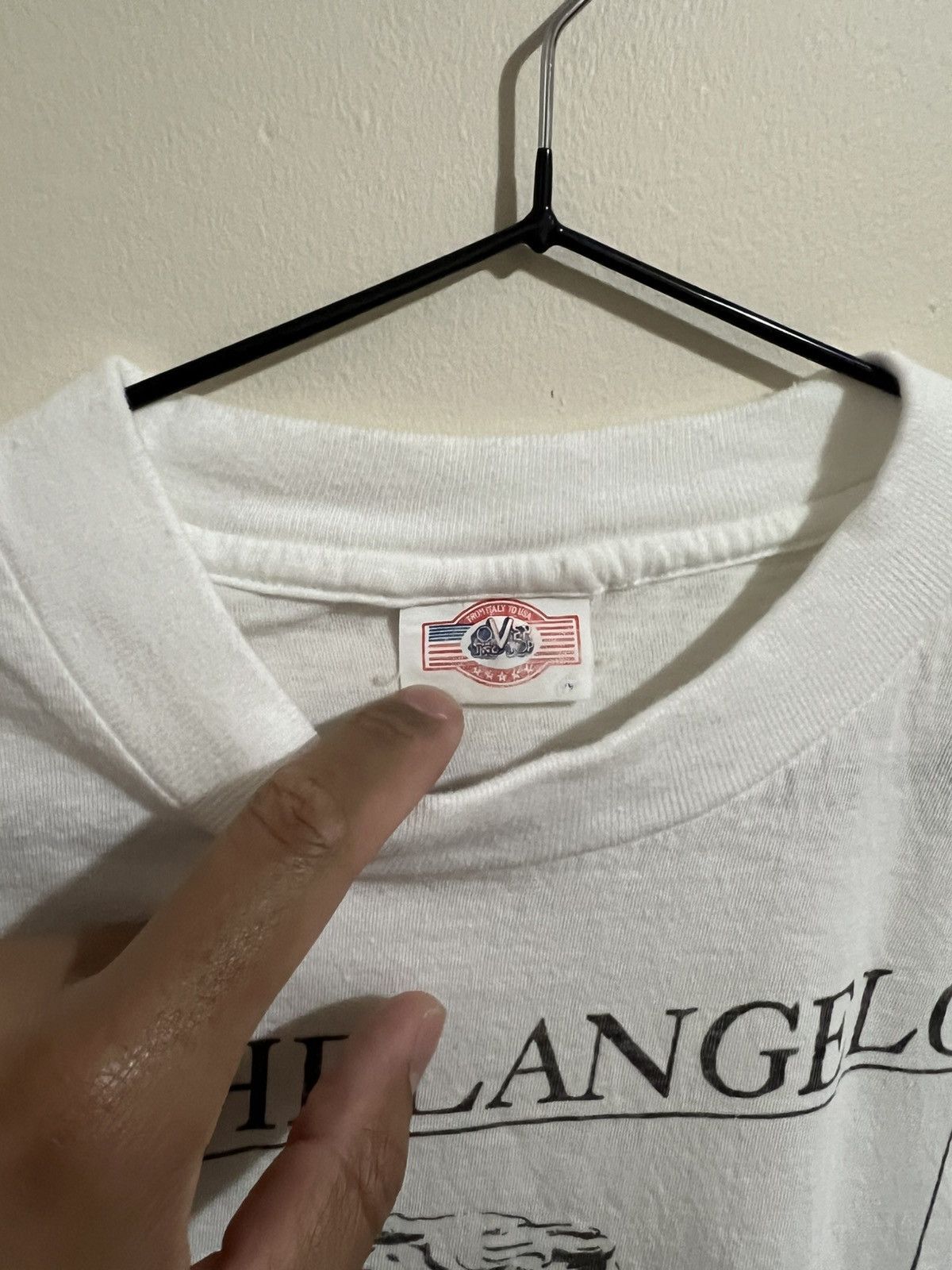 Vintage Michelangelo David T Shirt Size US L / EU 52-54 / 3 - 3 Thumbnail