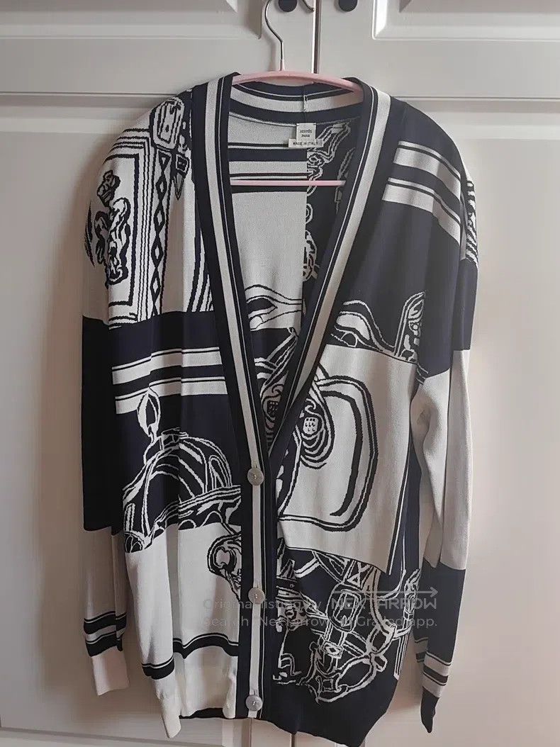 Hermes Hermes Silk cardigan Size XS / US 0-2 / IT 36-38 - 2 Thumbnail