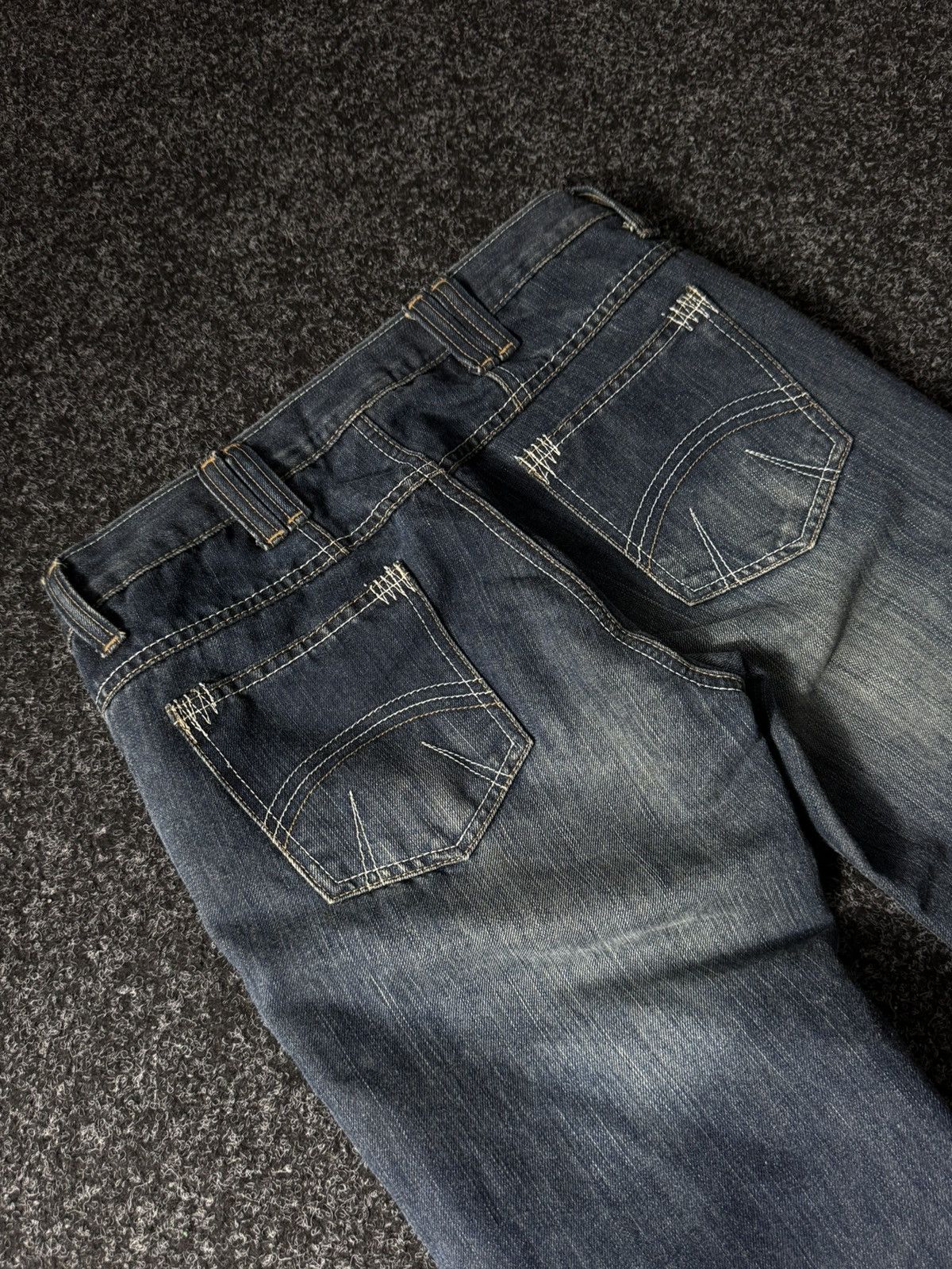 Harley Davidson Vintage 90s Racing MOTO biker Held denim women’s jeans pants Size 29" - 13 Thumbnail