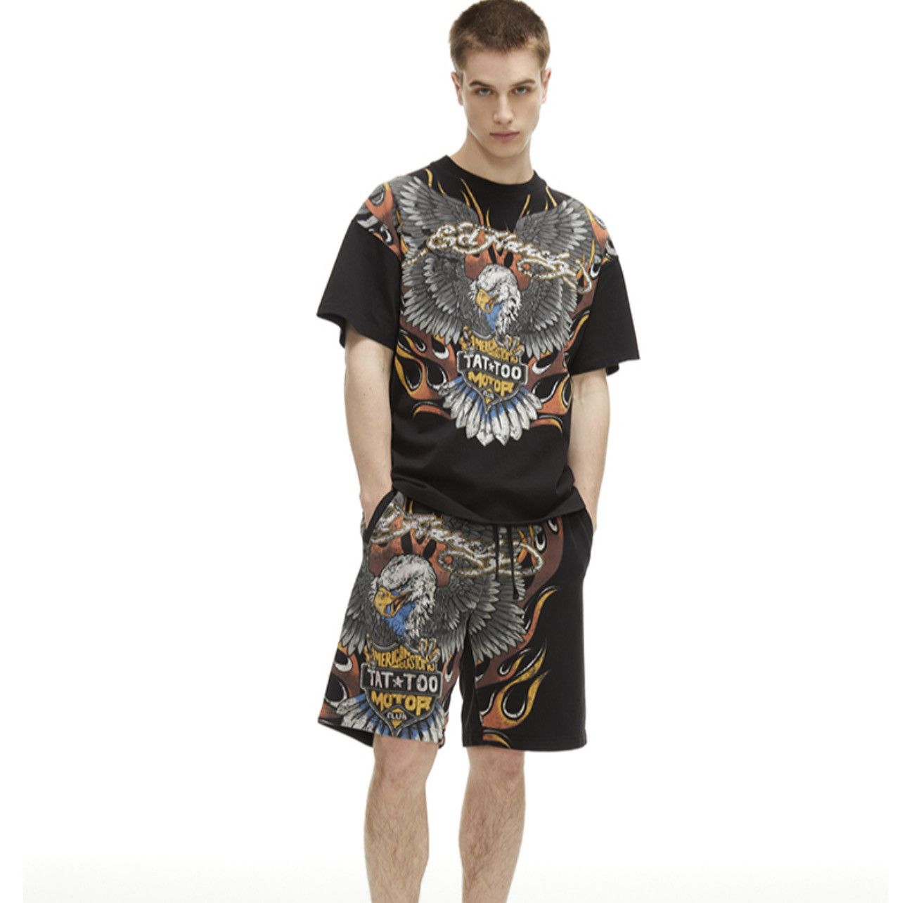 Gangster Street Eagle Shorts