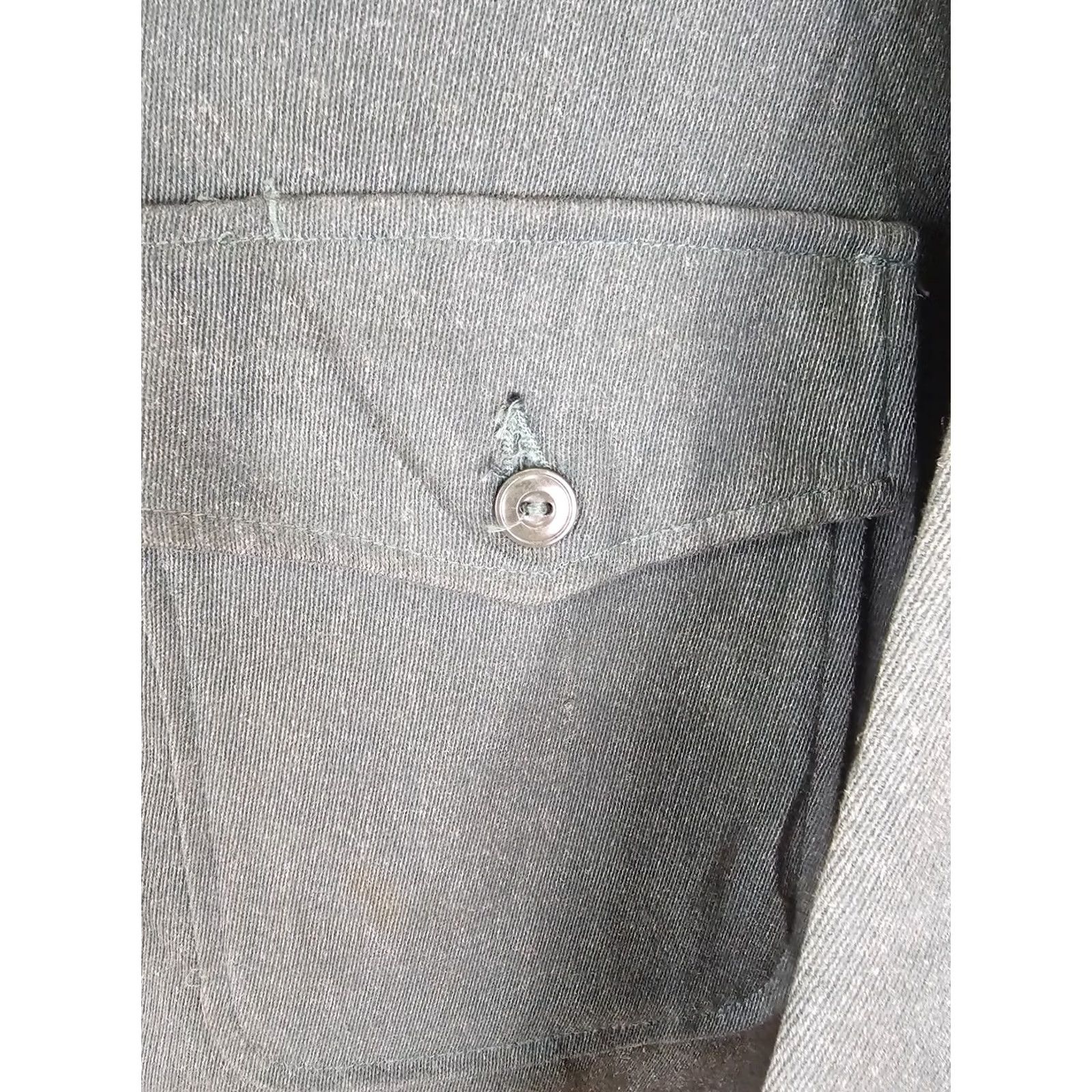 Vintage VINTAGE 5 BROTHER UNION MADE SANFORIZED GREEN WORK MECHANIC JACKET SZ 42 SHIRTS? Size US XS / EU 42 / 0 - 2 Thumbnail