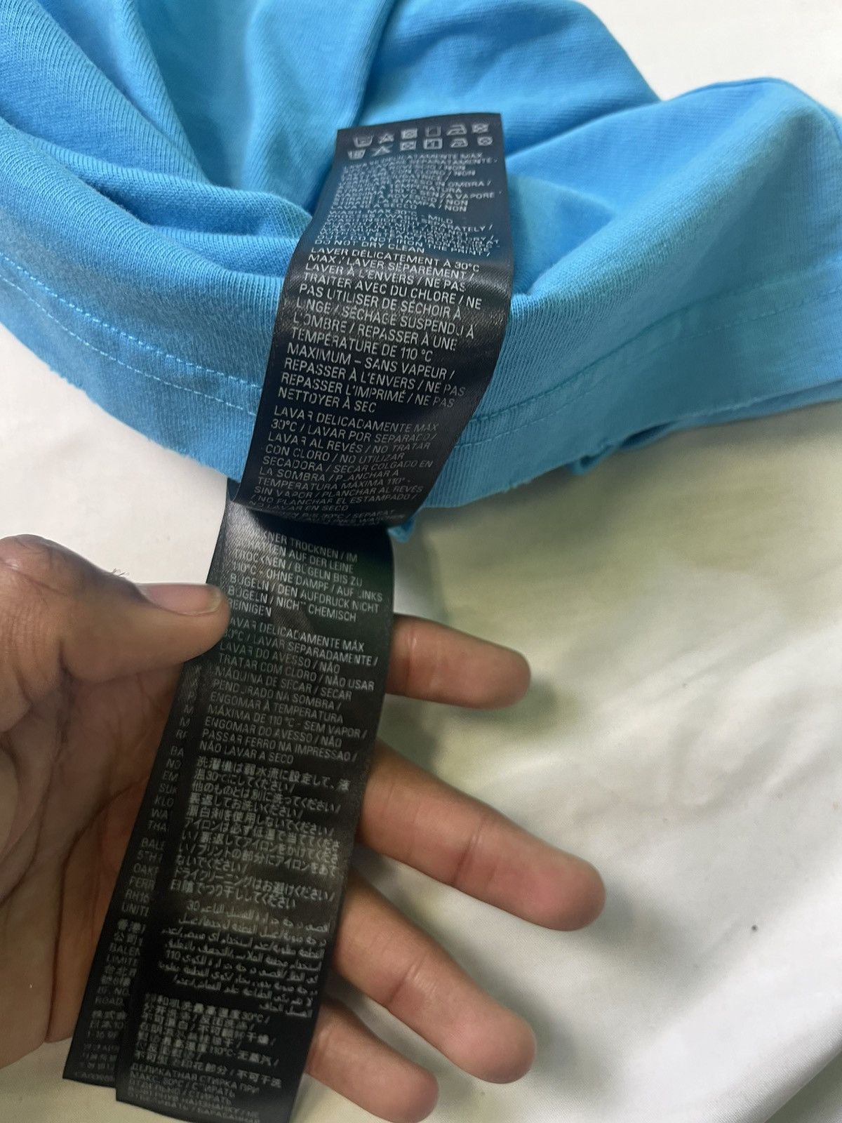 Balenciaga Balenciaga Political Campaign Logo Light Blue T-Shirt Size US XS / EU 42 / 0 - 6 Thumbnail
