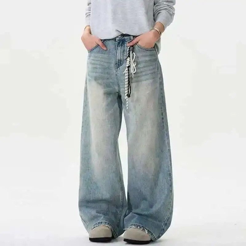 Jean Sunfade Drift Wide Leg Jeans Size US 33 - 3 Thumbnail