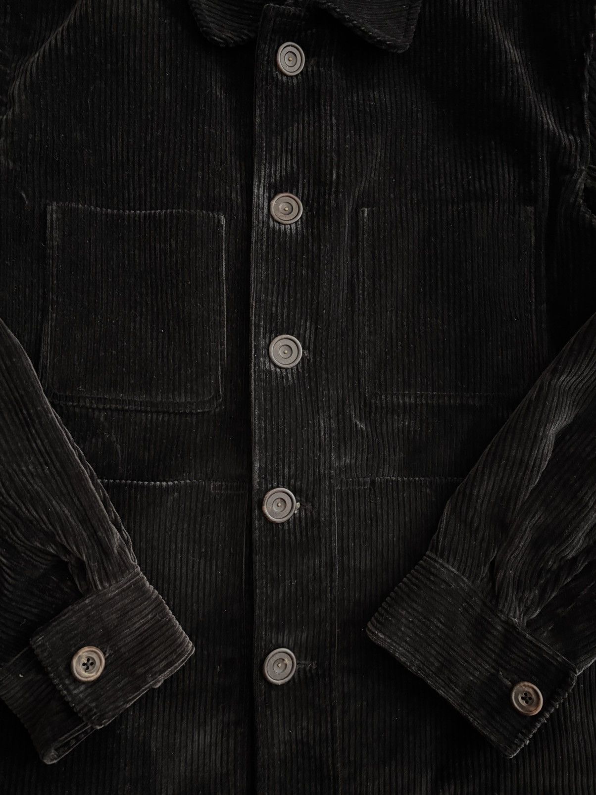 S.E.H. Kelly SEH Kelly Black Corduroy Work Jacket Size US S / EU 44-46 / 1 - 9 Thumbnail