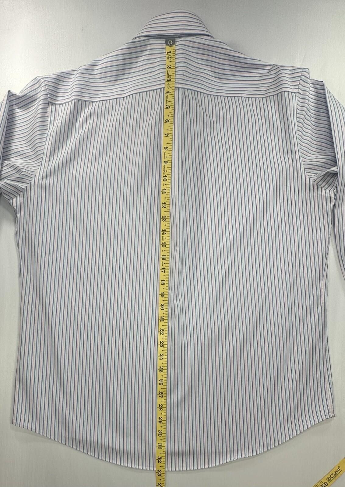 Other Forsyth of Canada 2-Ply Cotton No-Iron Button Up Blue Men XL Size US XL / EU 56 / 4 - 3 Thumbnail