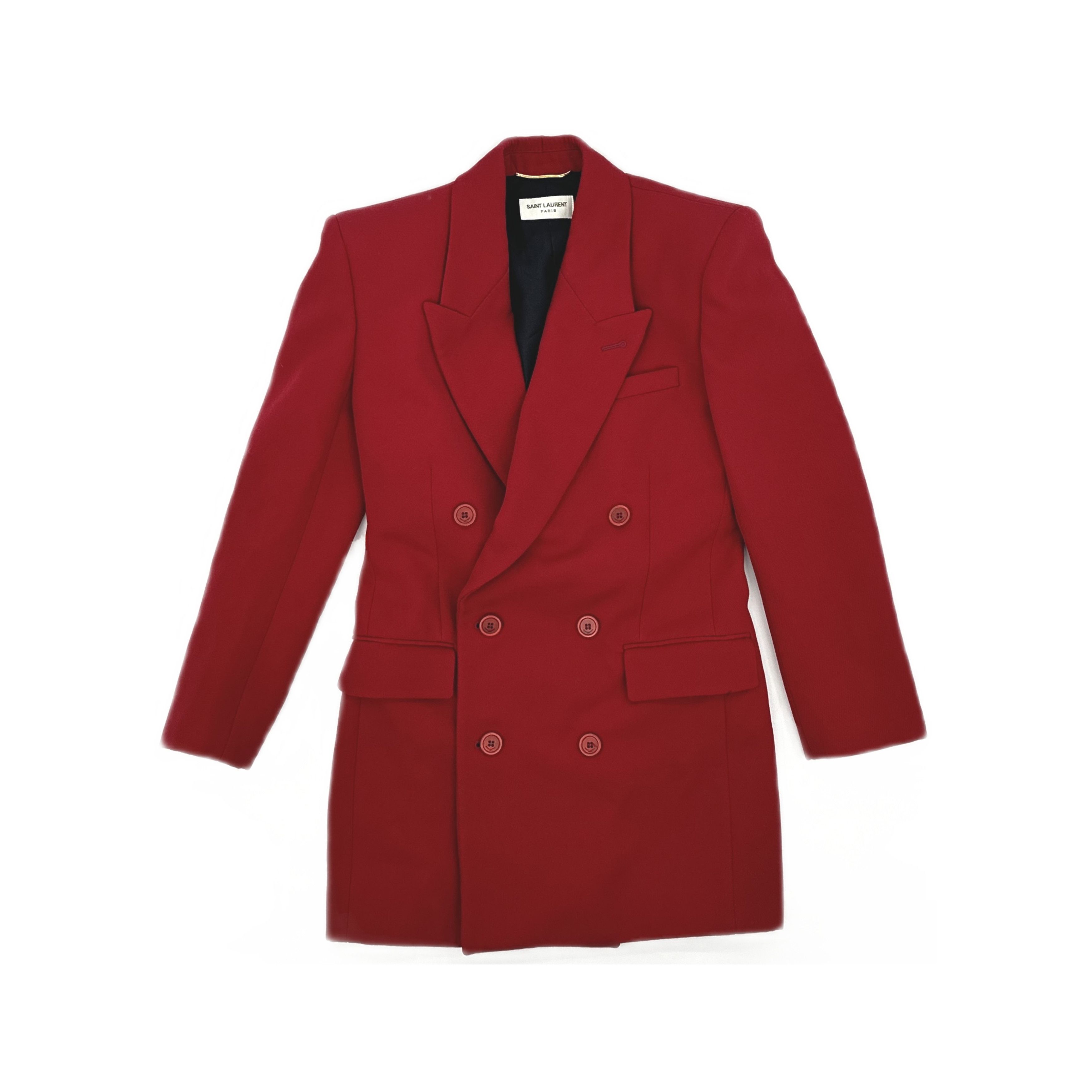 Saint Laurent Paris Saint Laurent Double-Breasted Blazer F34 Size XS / US 0-2 / IT 36-38 - 1 Thumbnail