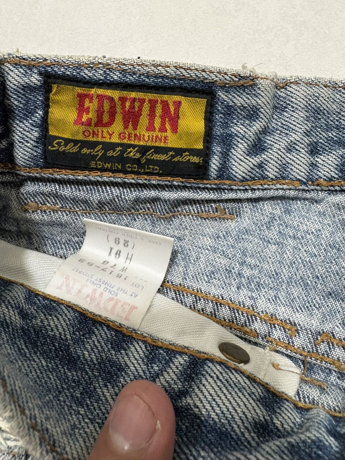 Edwin Rare Vintage Edwin jeans double button Size US 28 / EU 44 - 17 Thumbnail