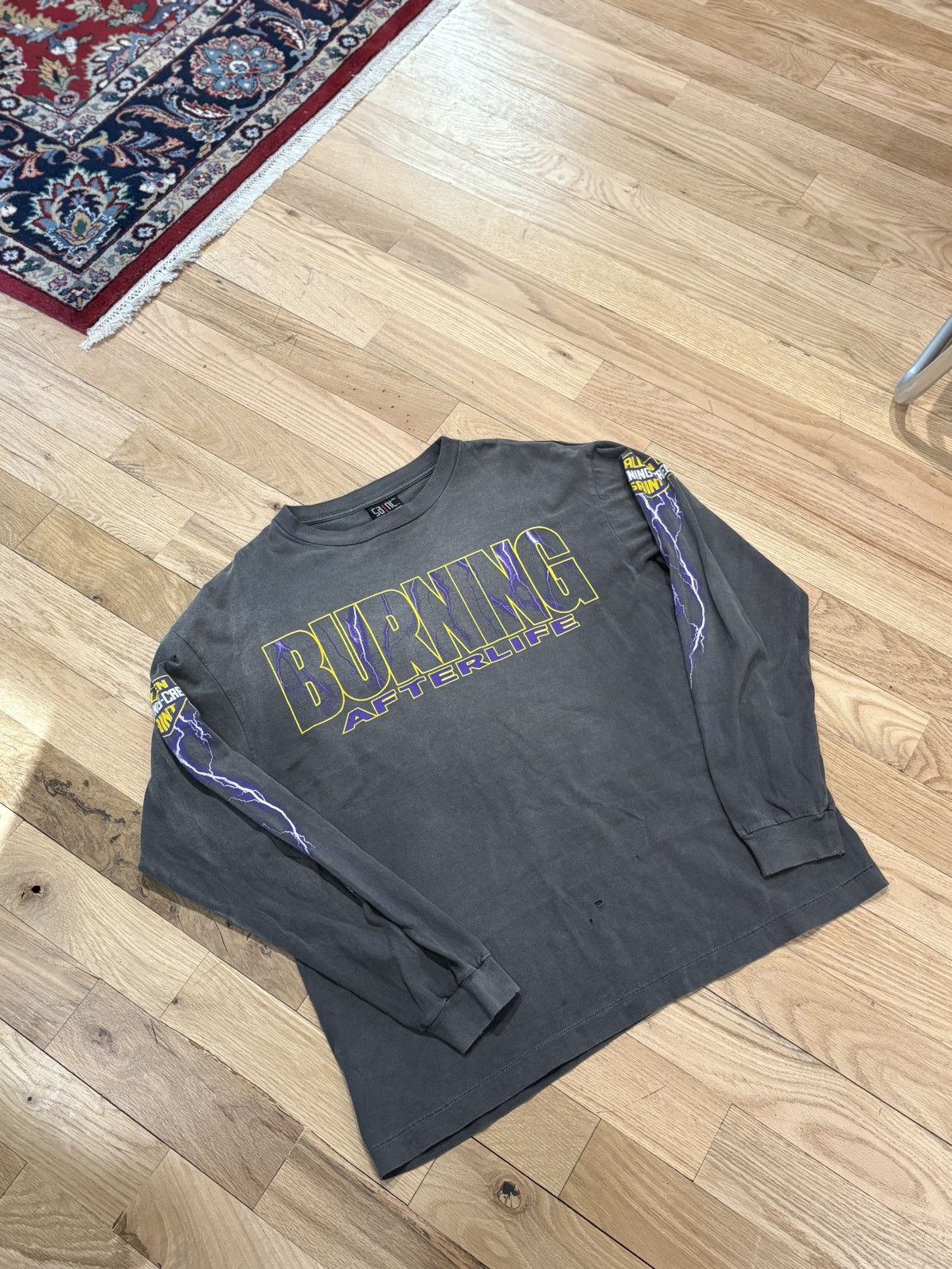 Saint Michael Saint Michael Burning Long Sleeve Size XL Size US XL / EU 56 / 4 - 1 Thumbnail