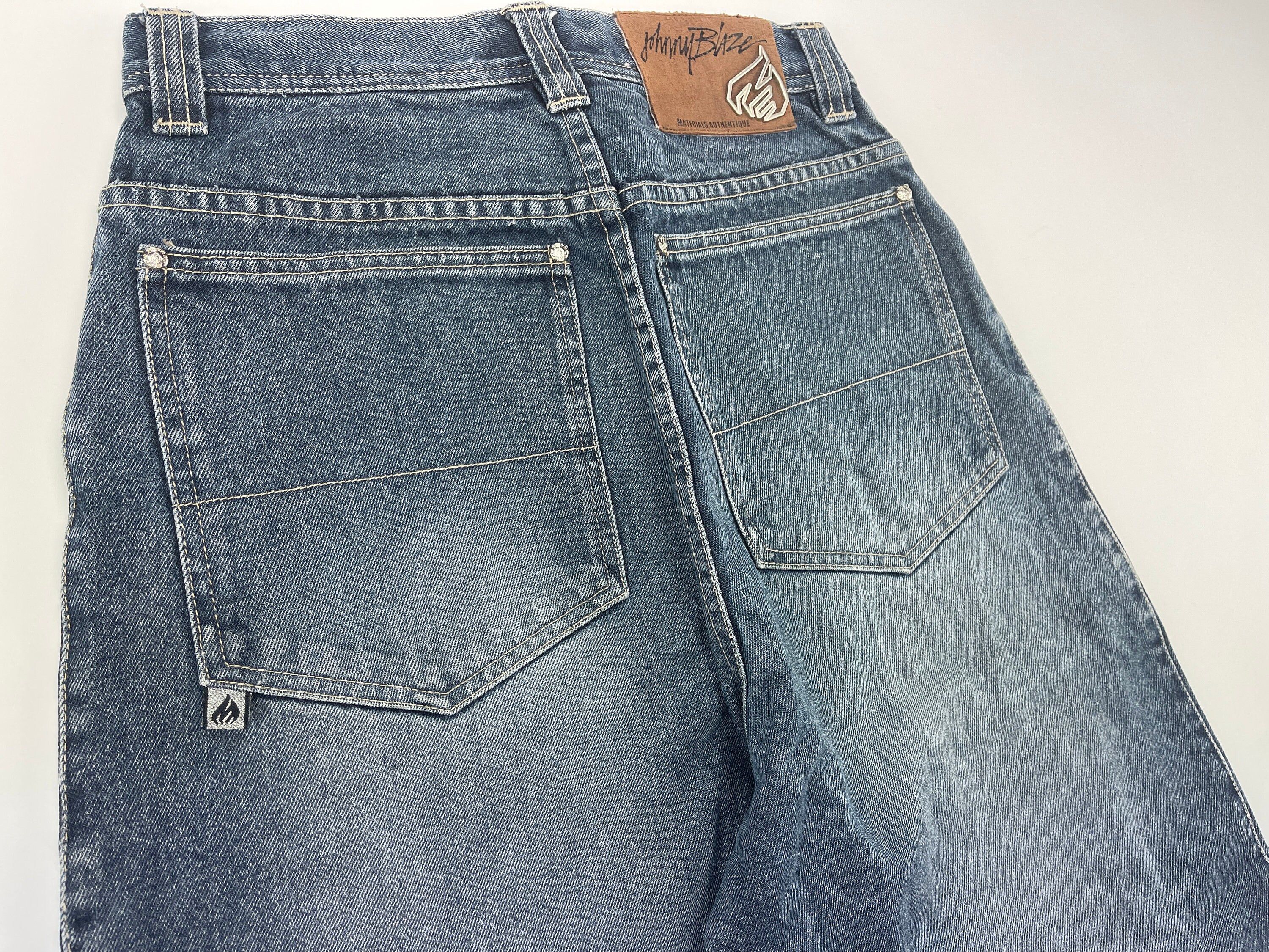 Wu-Tang Clan Johnny Blaze jeans vintage Wu Wear Wu Tang Clan 90s 1990s 28 Size US 28 / EU 44 - 5 Thumbnail