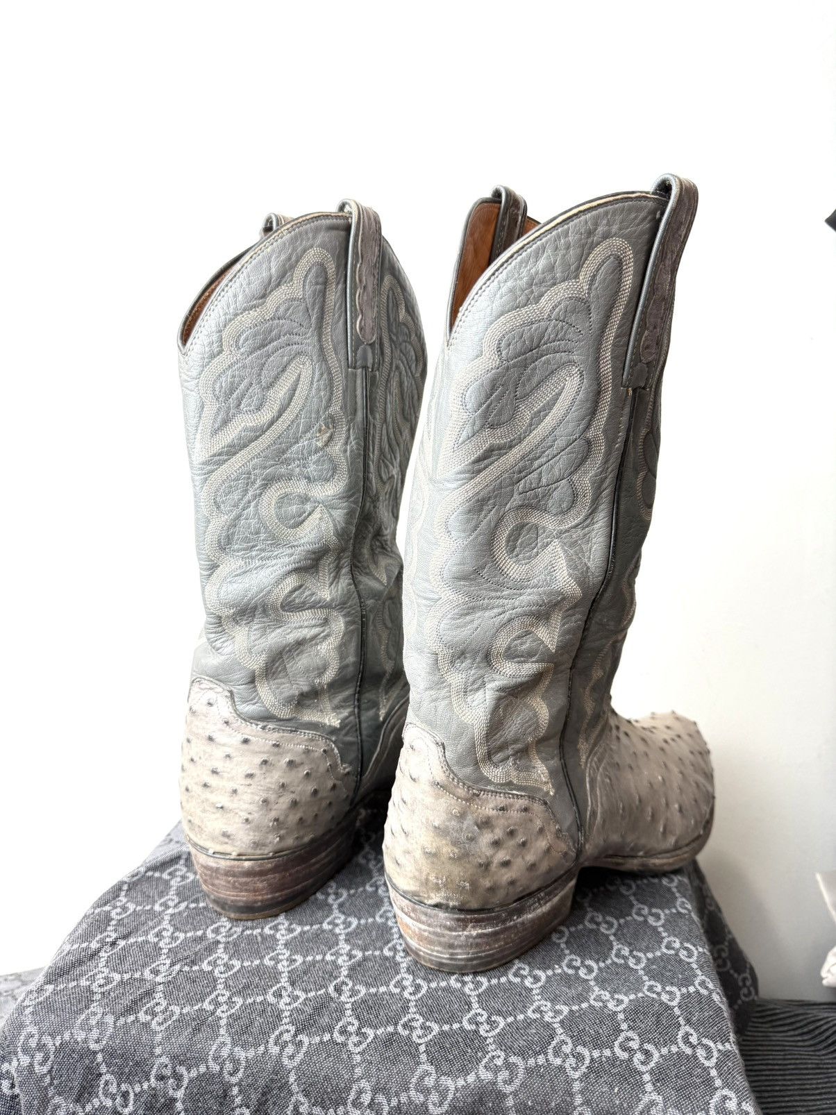 Cowboy Equipment 💥Rare! Vintage El Dorado USA Western Leather Cowboy Boots Size US 9 / EU 42 - 7 Thumbnail