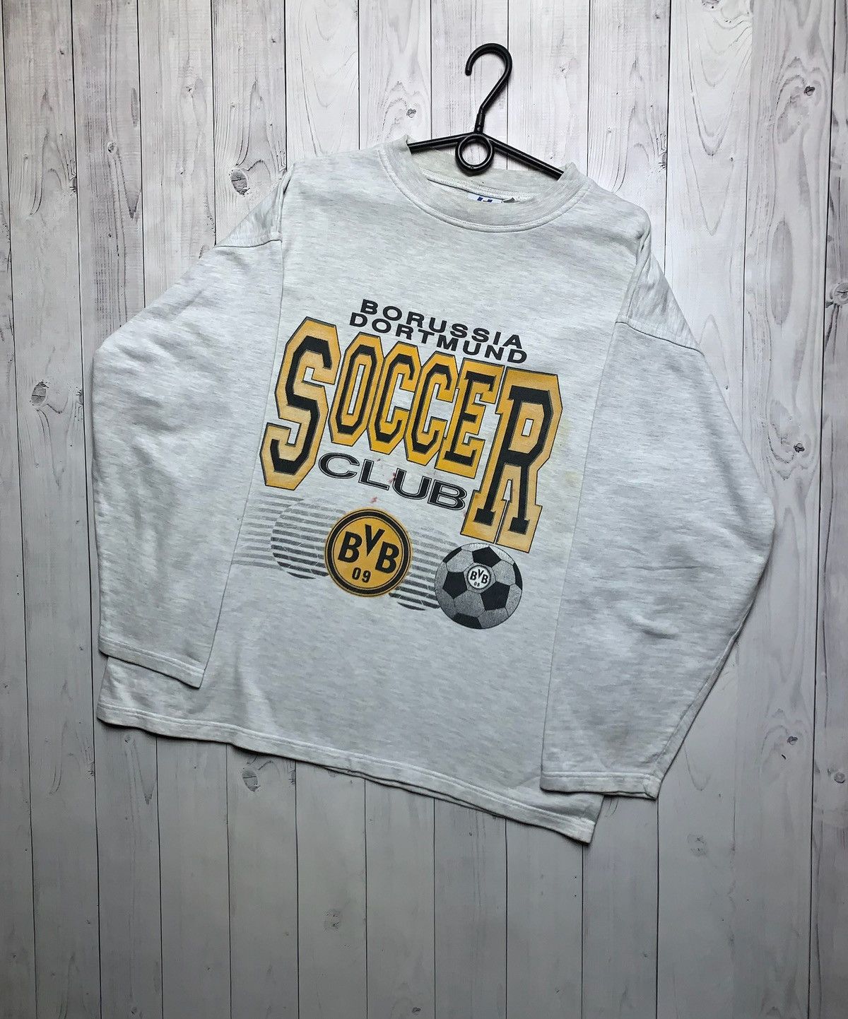 Vintage Vintage Soccer sweatshirt Borussia Dortmund soccer size L Size US L / EU 52-54 / 3 - 1 Thumbnail
