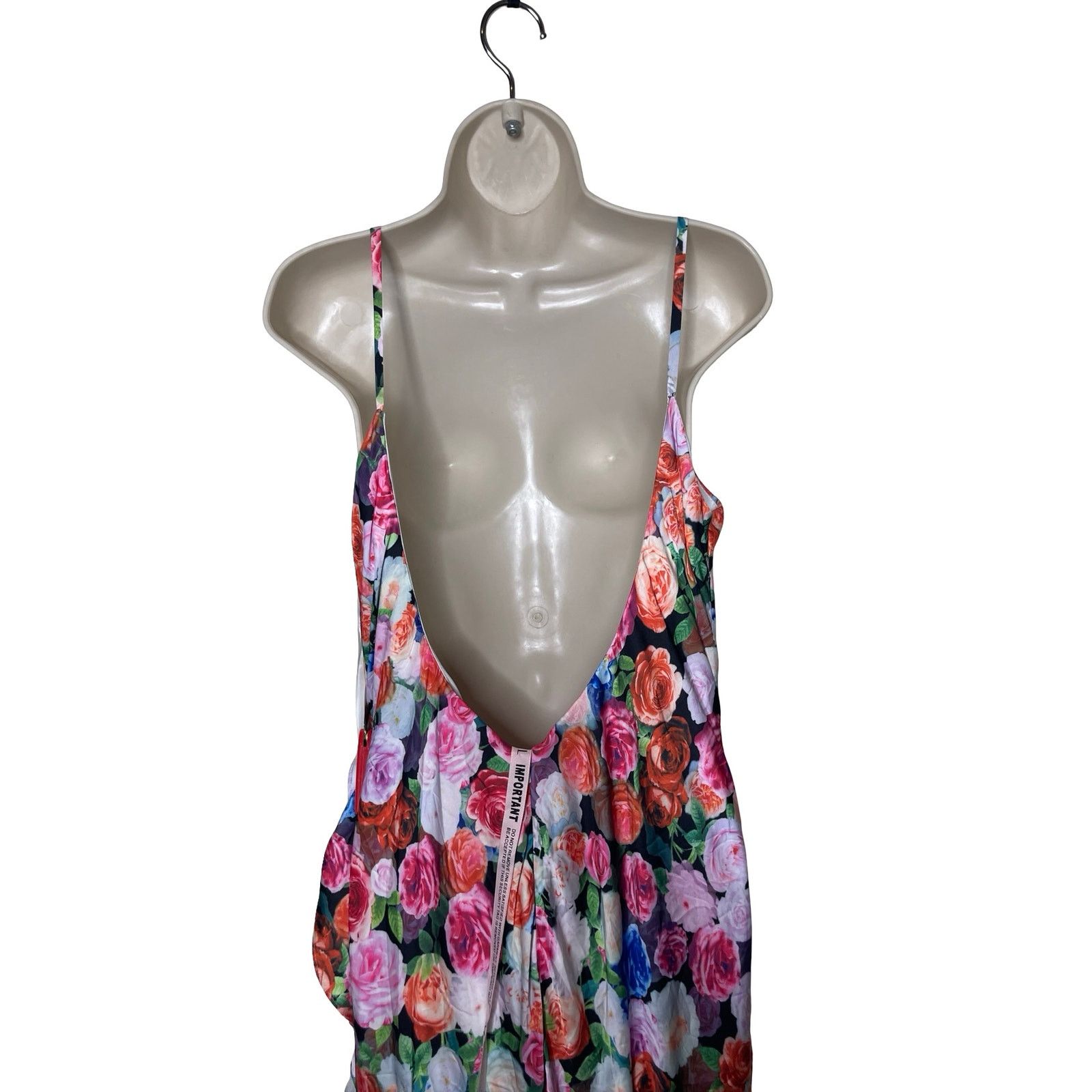 Other Mac Duggal Floral Print Asymmetrical Ruffle Hem Gown Multi Size XL / US 12-14 / IT 48-50 - 4 Thumbnail