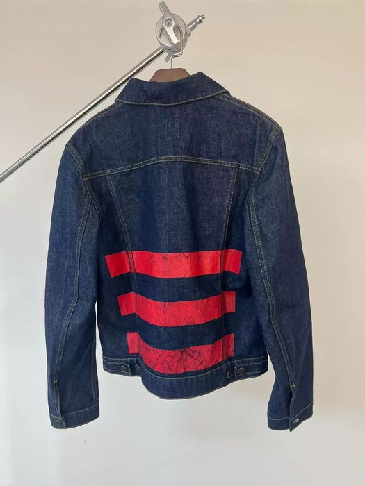 Helmut lang striped denim 2024 jacket