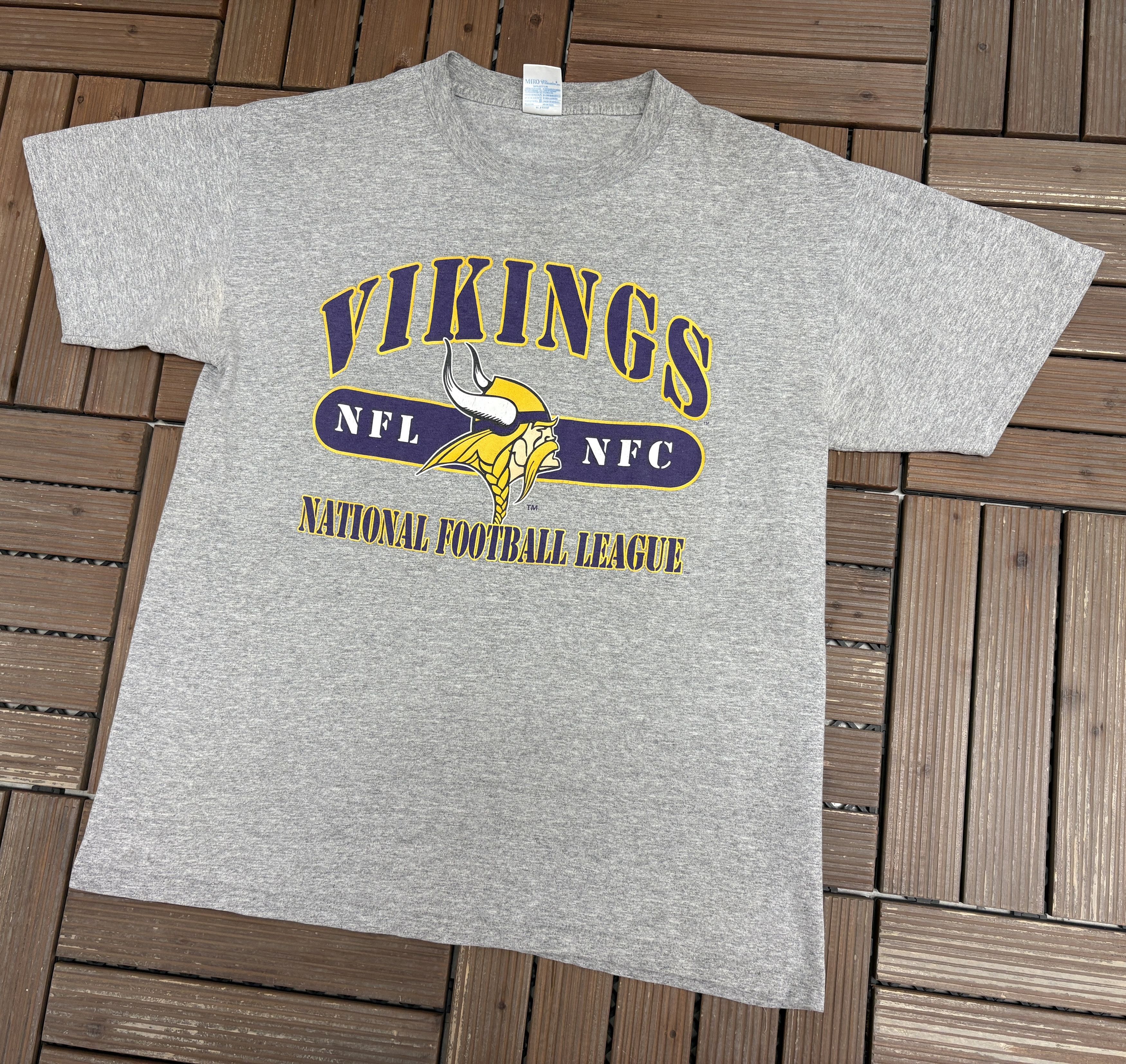 Vintage Minnesota Vikings Cris Carter Vintage Grey T-Shirt Tee Size US L / EU 52-54 / 3 - 3 Thumbnail