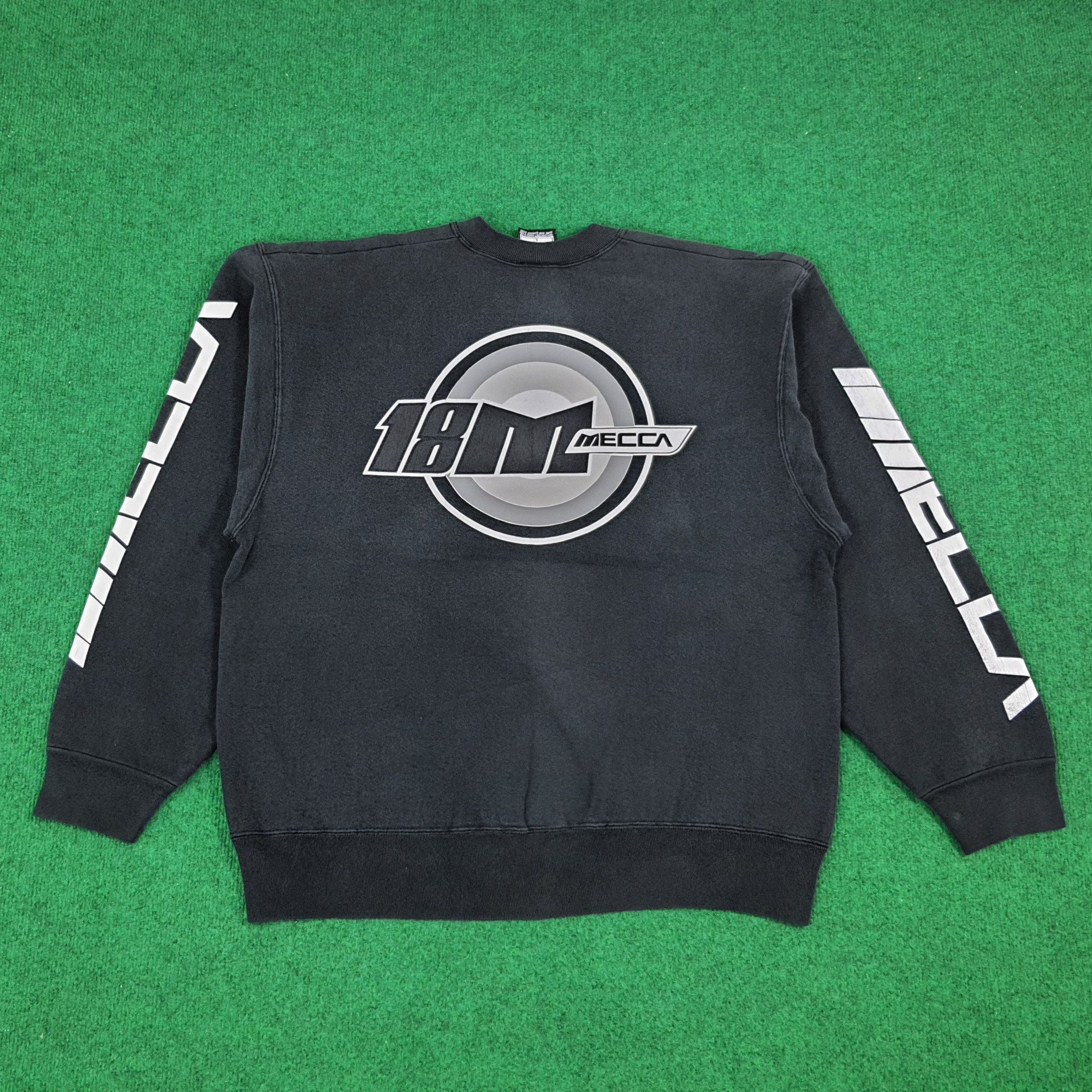 Mecca × Vintage Vintage Mecca Boys Streetwear Sweatshirt Size US L / EU 52-54 / 3 - 1 Thumbnail