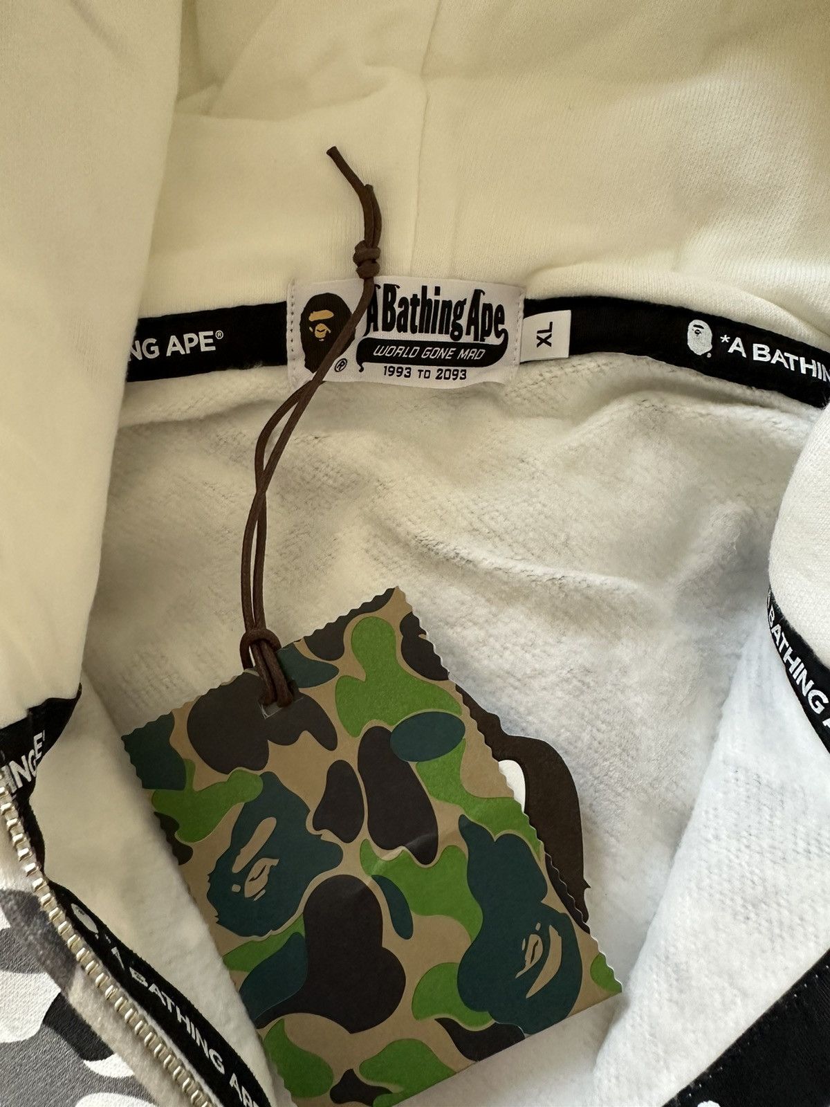 Bape ABC Camo Shark Full Zip Double Hoodie Size US XL / EU 56 / 4 - 6 Thumbnail