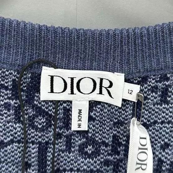 Dior Dior New Blue Monogram Cardigan 12 with tags Size XL / US 12-14 / IT 48-50 - 7 Thumbnail