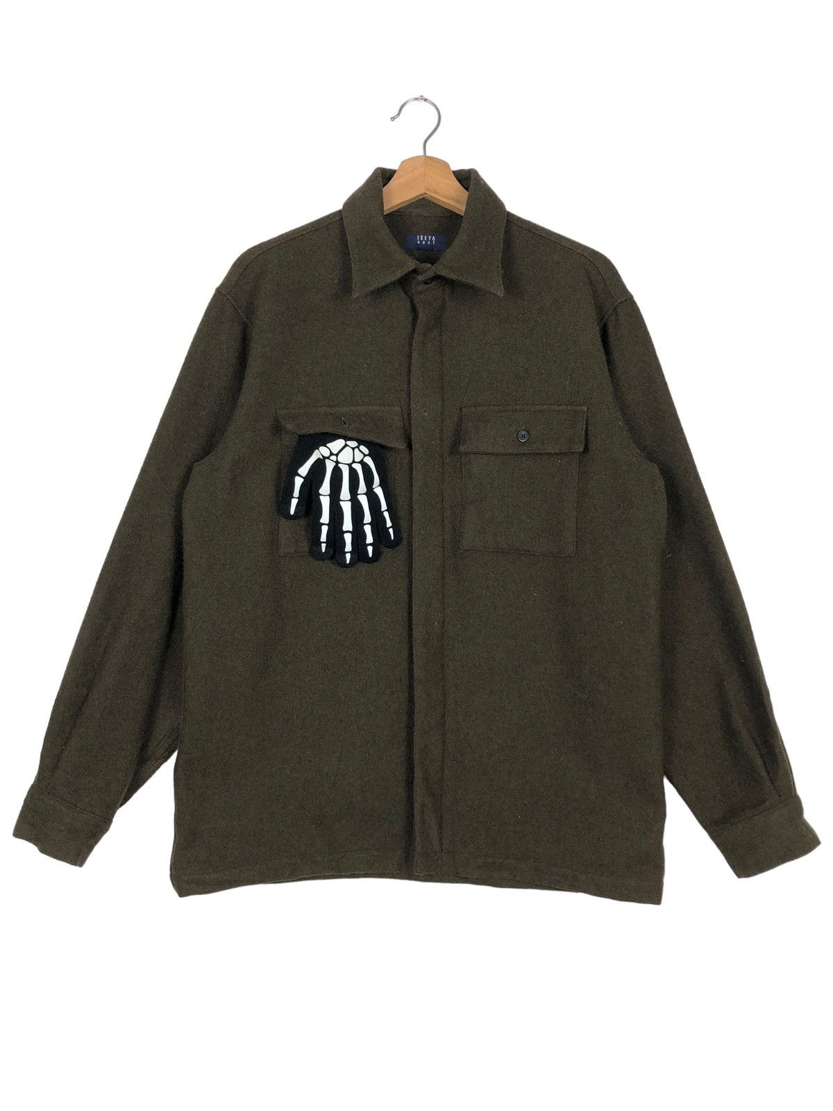 Japanese Brand 🔥Iseya East Issey Miyake Chore Wool Work Jacket Japan Made Size US M / EU 48-50 / 2 - 1 Thumbnail