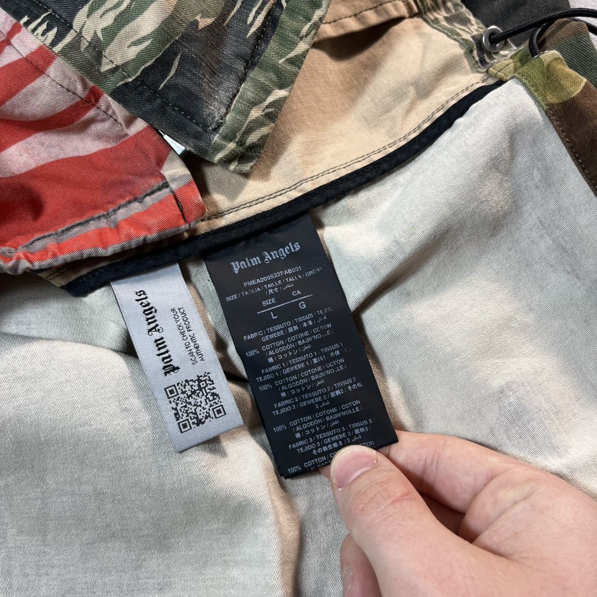 Palm Angels Palm Angels Patchwork Mixed Prints Camo Khaki Jacket Hype Size US L / EU 52-54 / 3 - 15 Thumbnail
