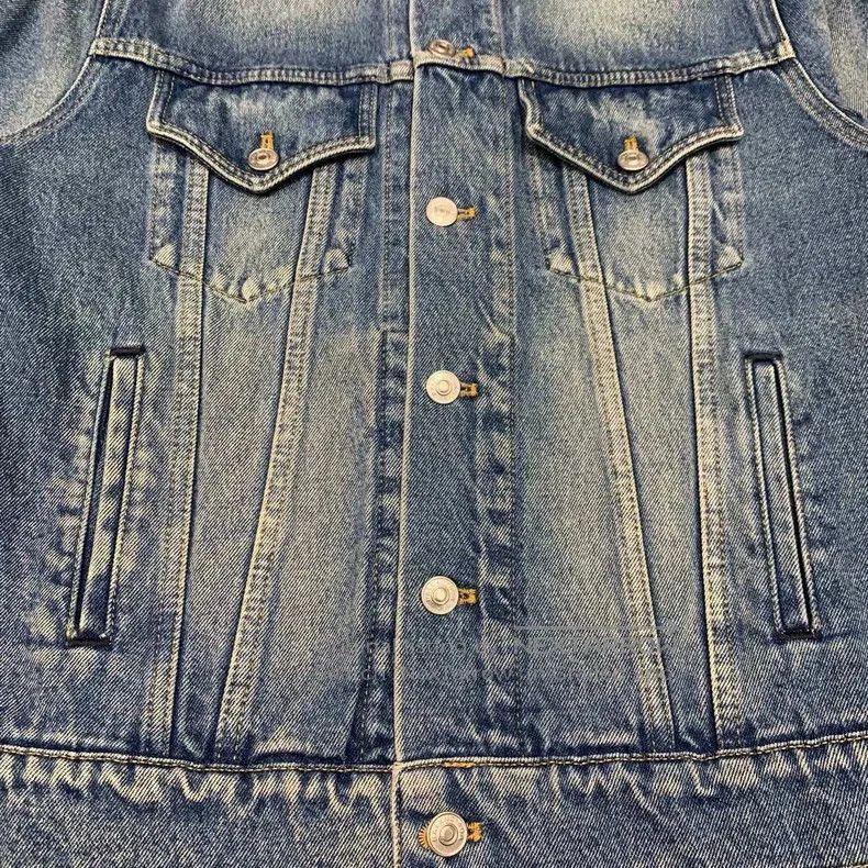 Balenciaga Balenciaga Denim Jacket with Coke Embroidery. Size US S / EU 44-46 / 1 - 6 Thumbnail