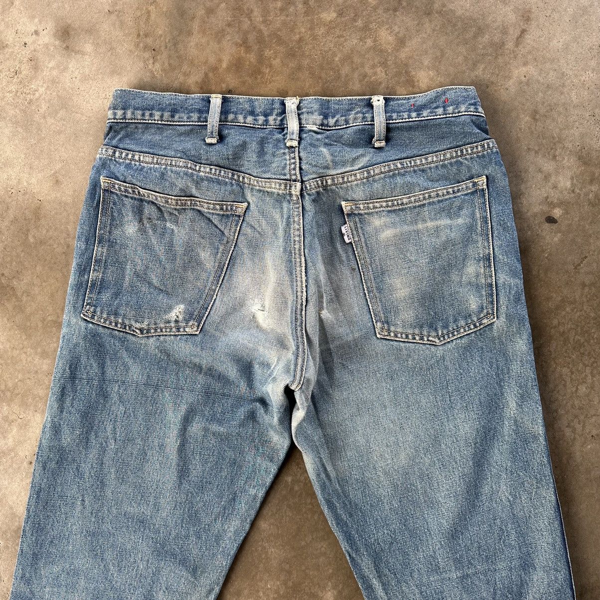 Japanese Brand Vintage Living Concept Japanese Talon Faded Jean Distressed Size US 31 - 12 Thumbnail
