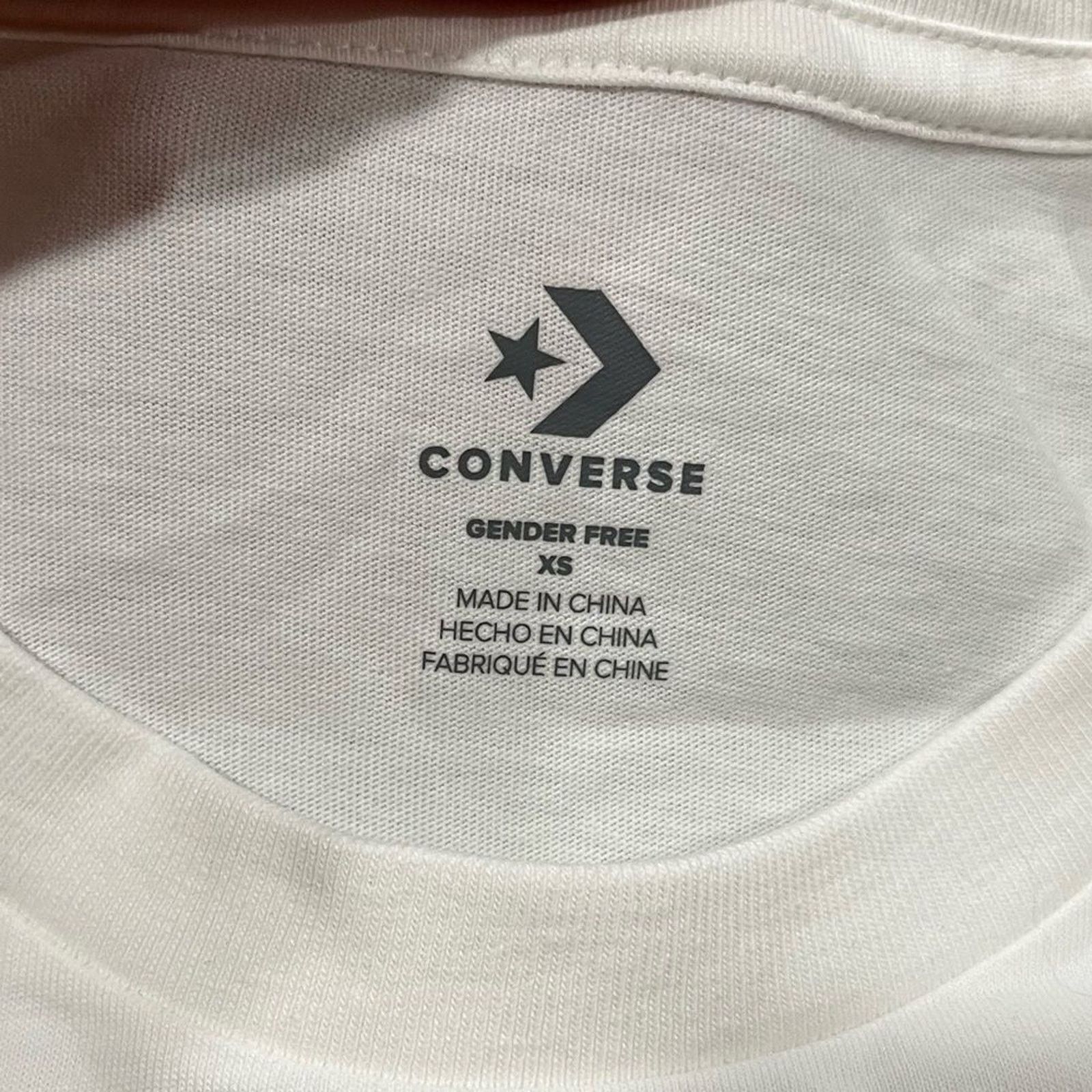 Converse NWT Converse Standard Fit Script Star Seasonal Tee White XS Size XS / US 0-2 / IT 36-38 - 5 Thumbnail