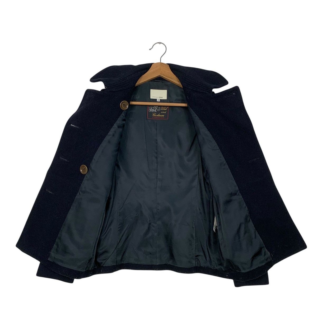 Japanese Brand Spick And Span Double Breasted Wool Cashmere Jacket Size S / US 4 / IT 40 - 11 Thumbnail