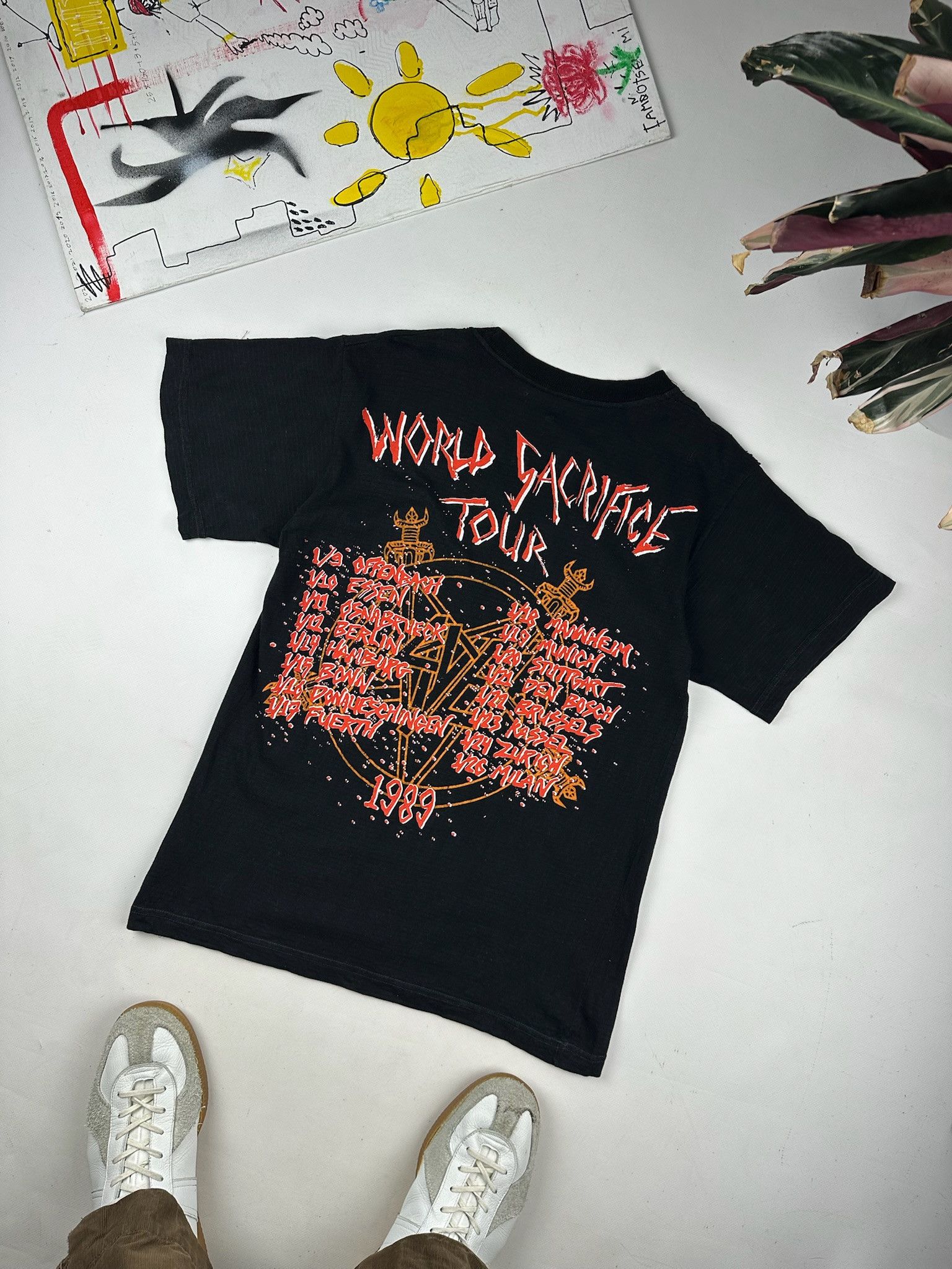 Vintage Slayer tshirt slaytanic vintage Size US M / EU 48-50 / 2 - 2 Thumbnail