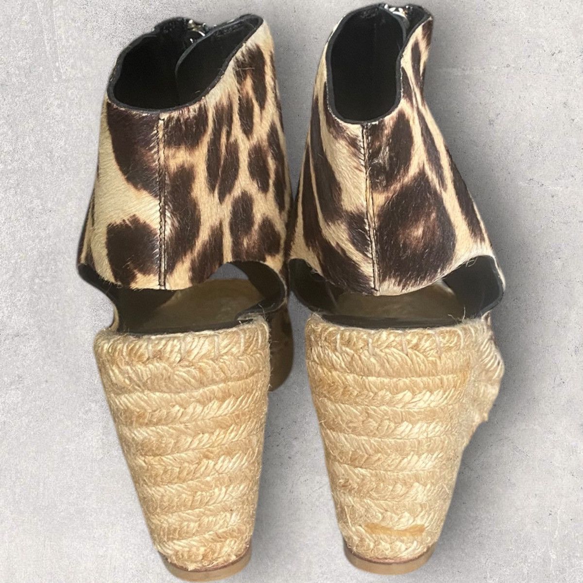 Celine × Phoebe Philo celine leopard espadrilles wedge Size US 8 / IT 38 - 4 Thumbnail