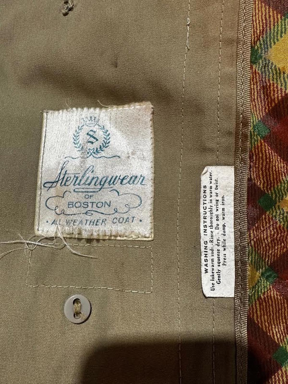 Other Sterlingwear Boston Vintage Khaki All-Weather Coat Size US L / EU 52-54 / 3 - 4 Thumbnail